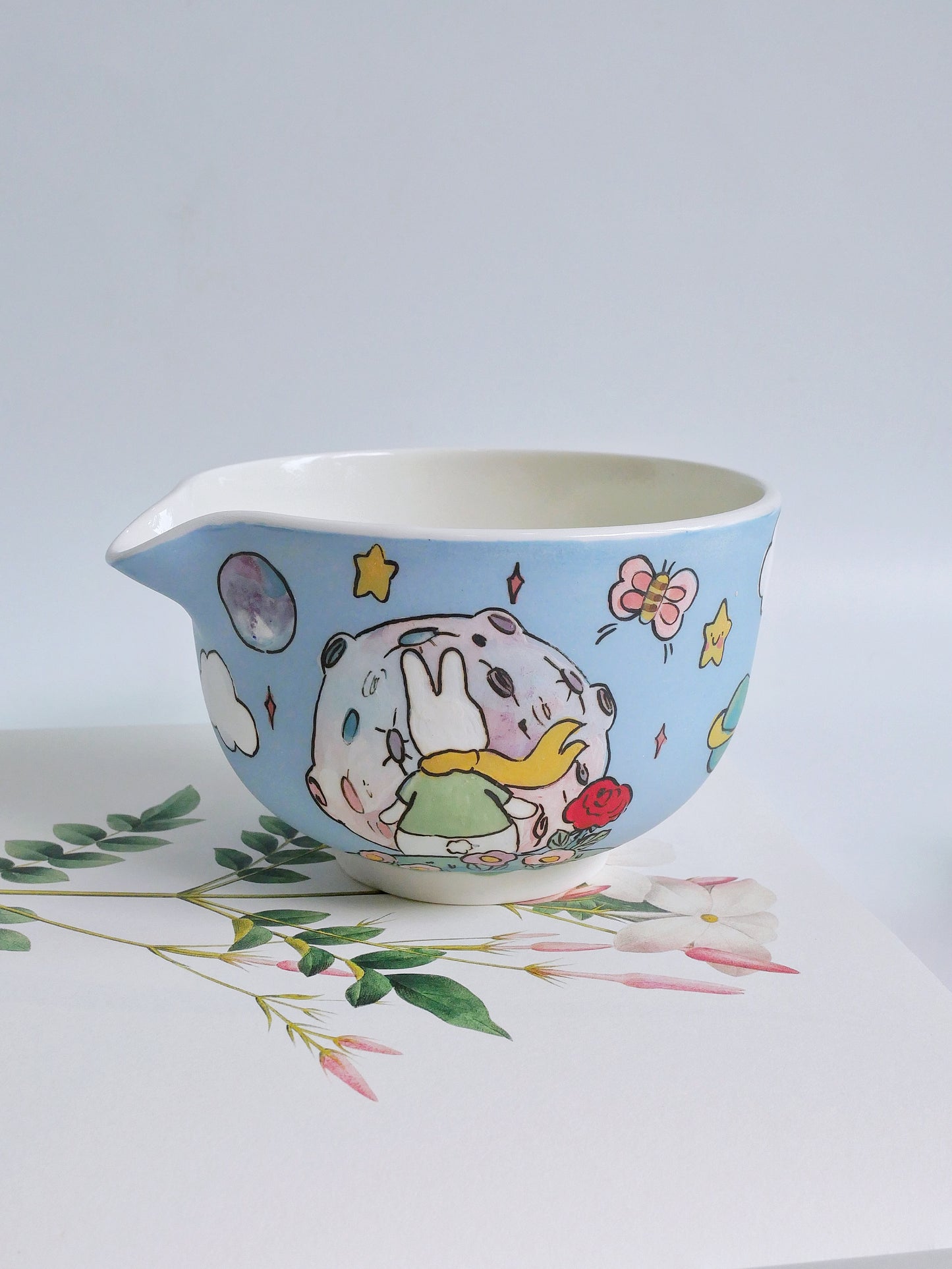 the little bunny prince matcha bowl