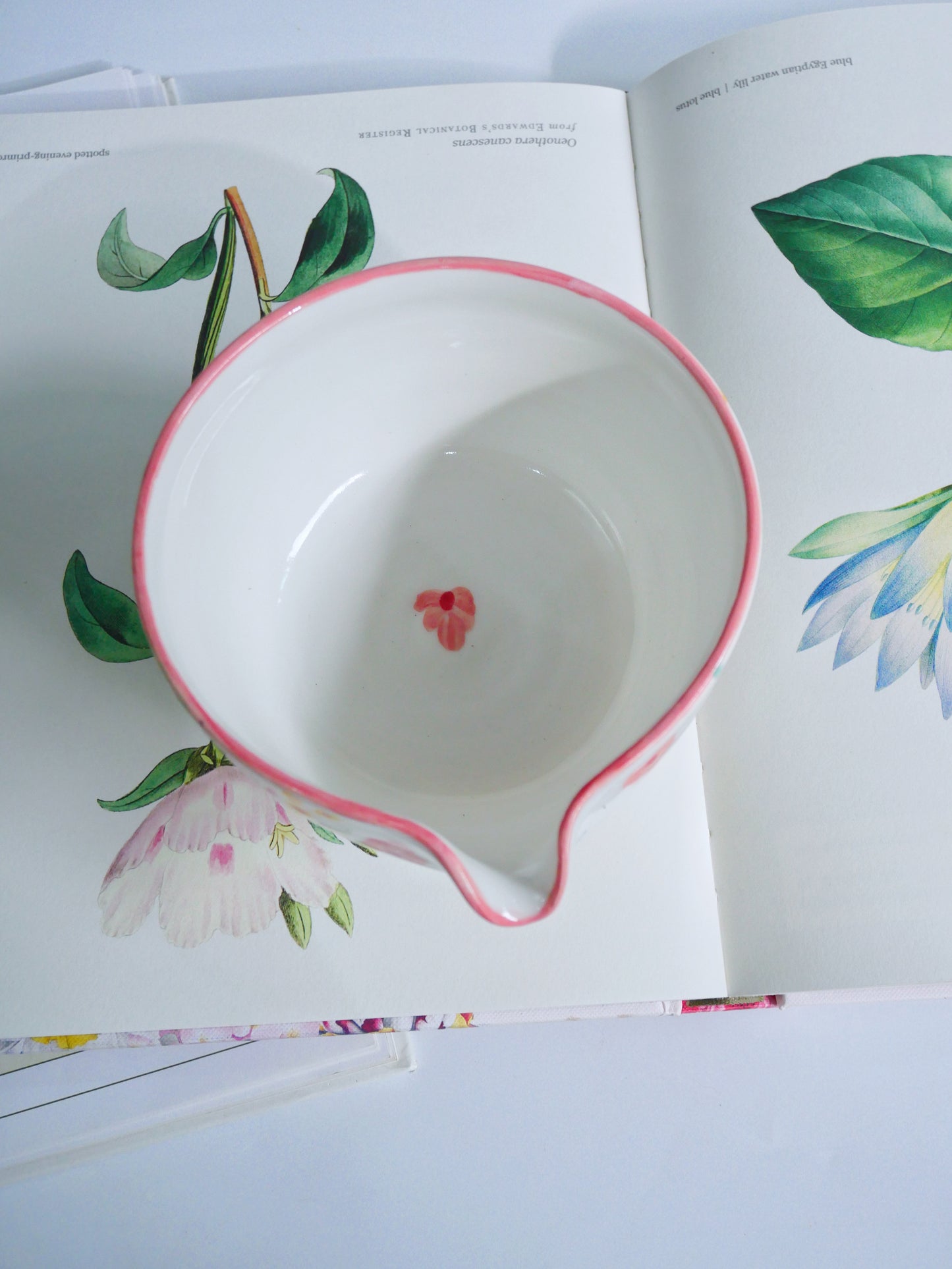 floral whimsy matcha bowl