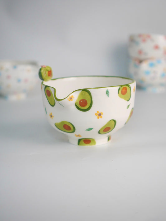 happy avocado matcha bowl