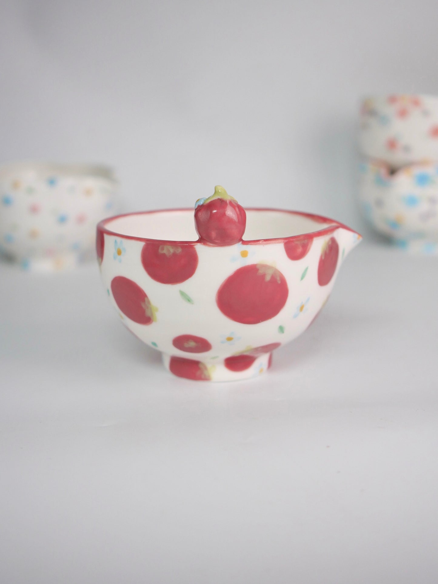 chubby tomato matcha bowl