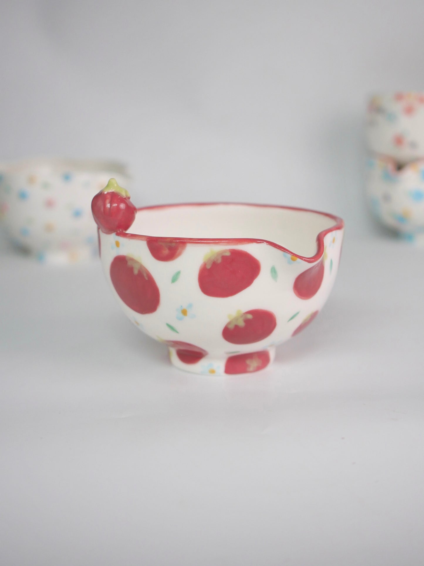 chubby tomato matcha bowl