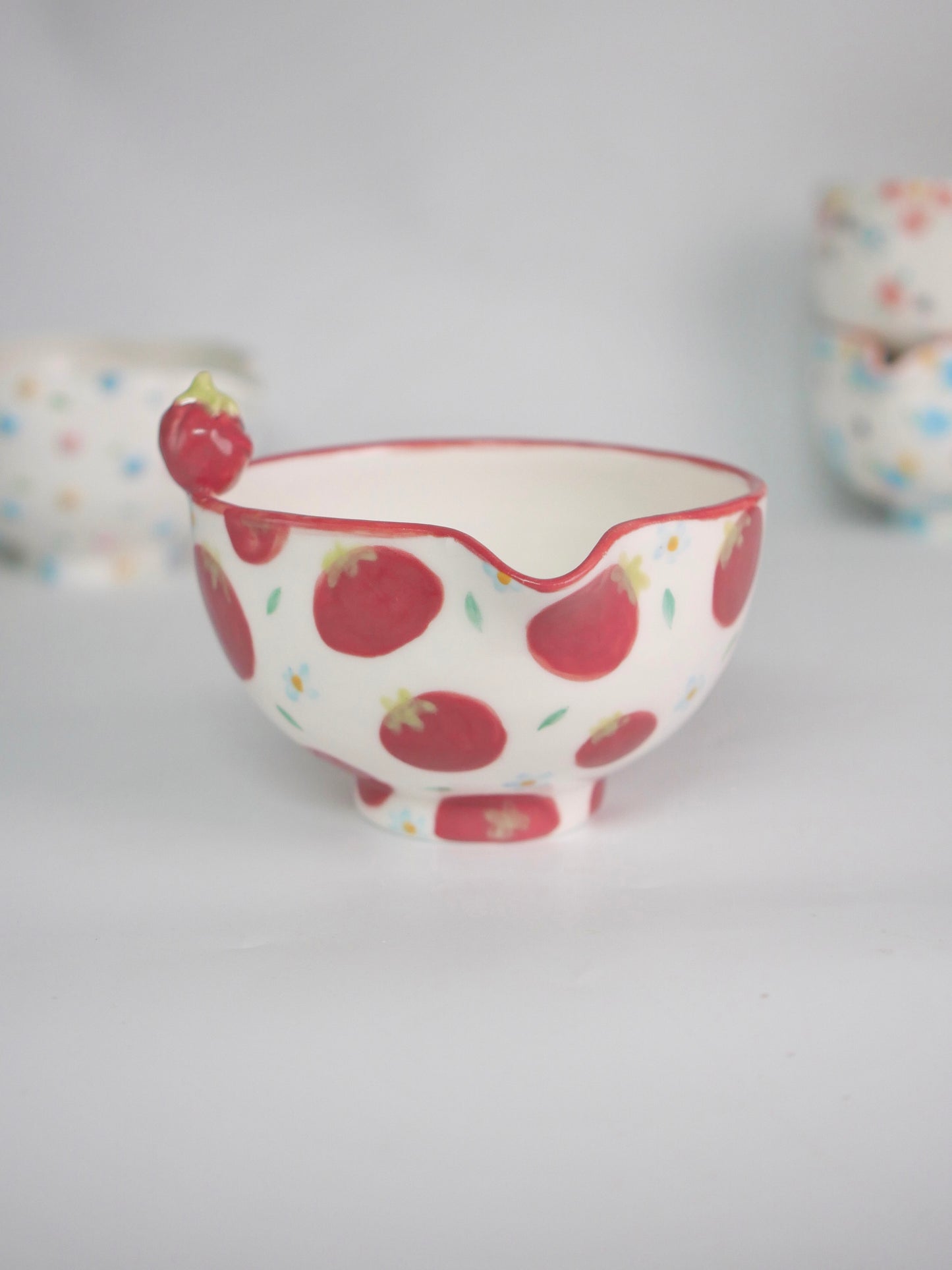 chubby tomato matcha bowl