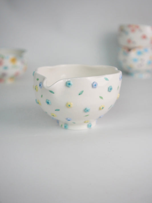 dew drop blossom matcha bowl