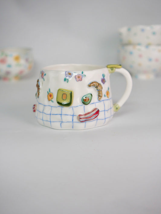 happy brunch mug