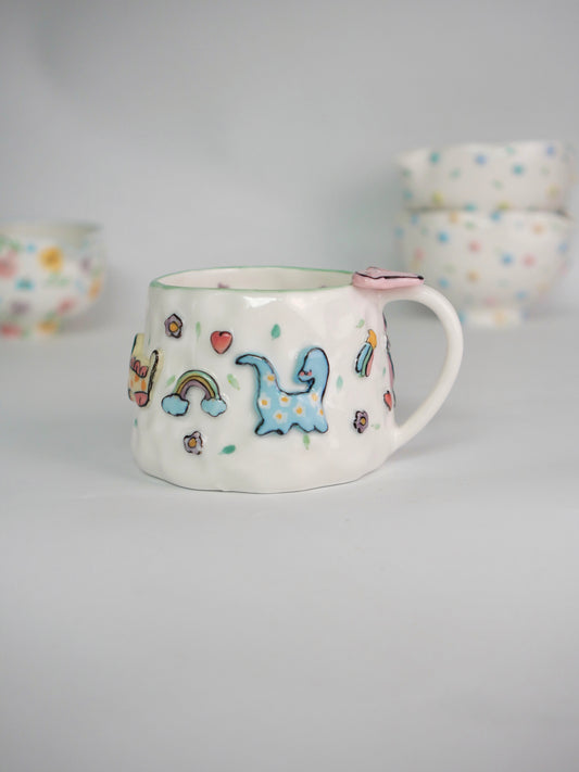 jurassic sky mug