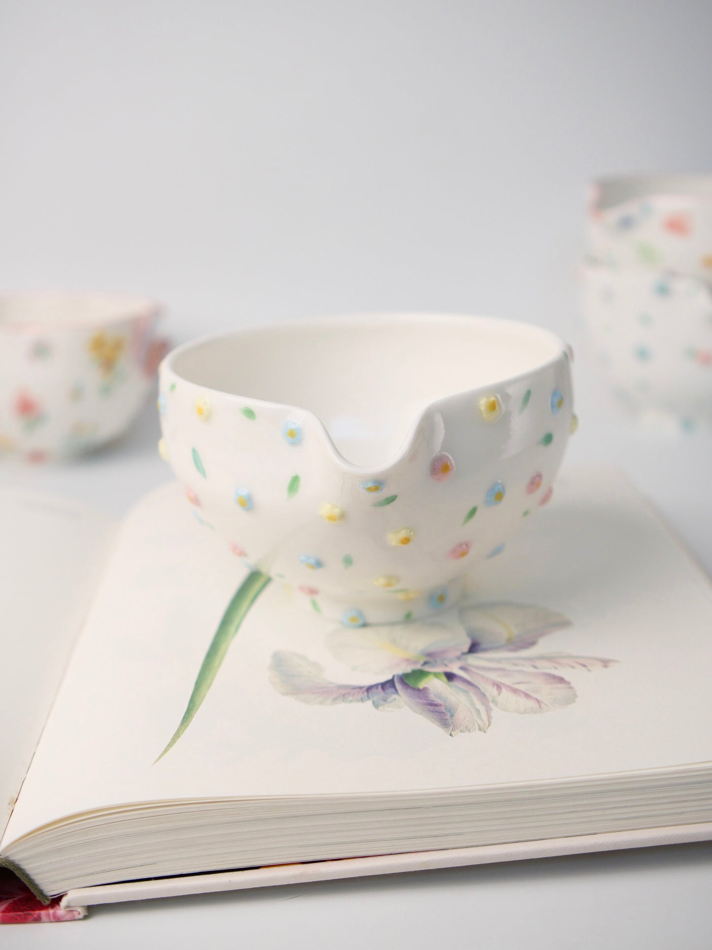 cotton candy matcha bowl