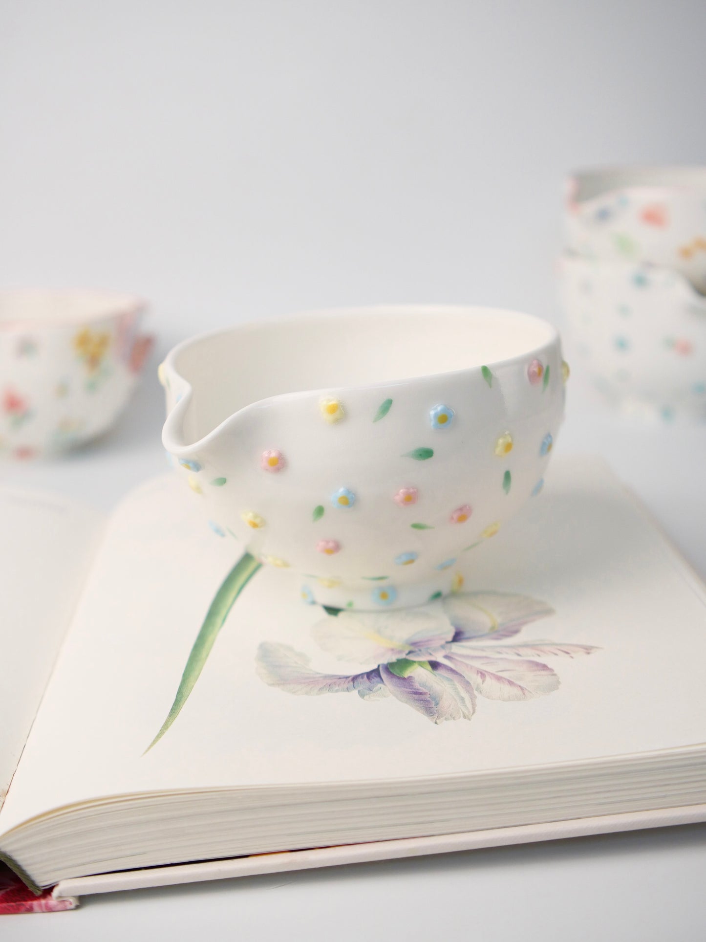 cotton candy matcha bowl