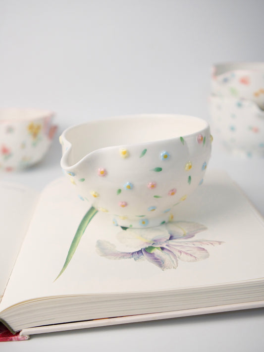 cotton candy matcha bowl