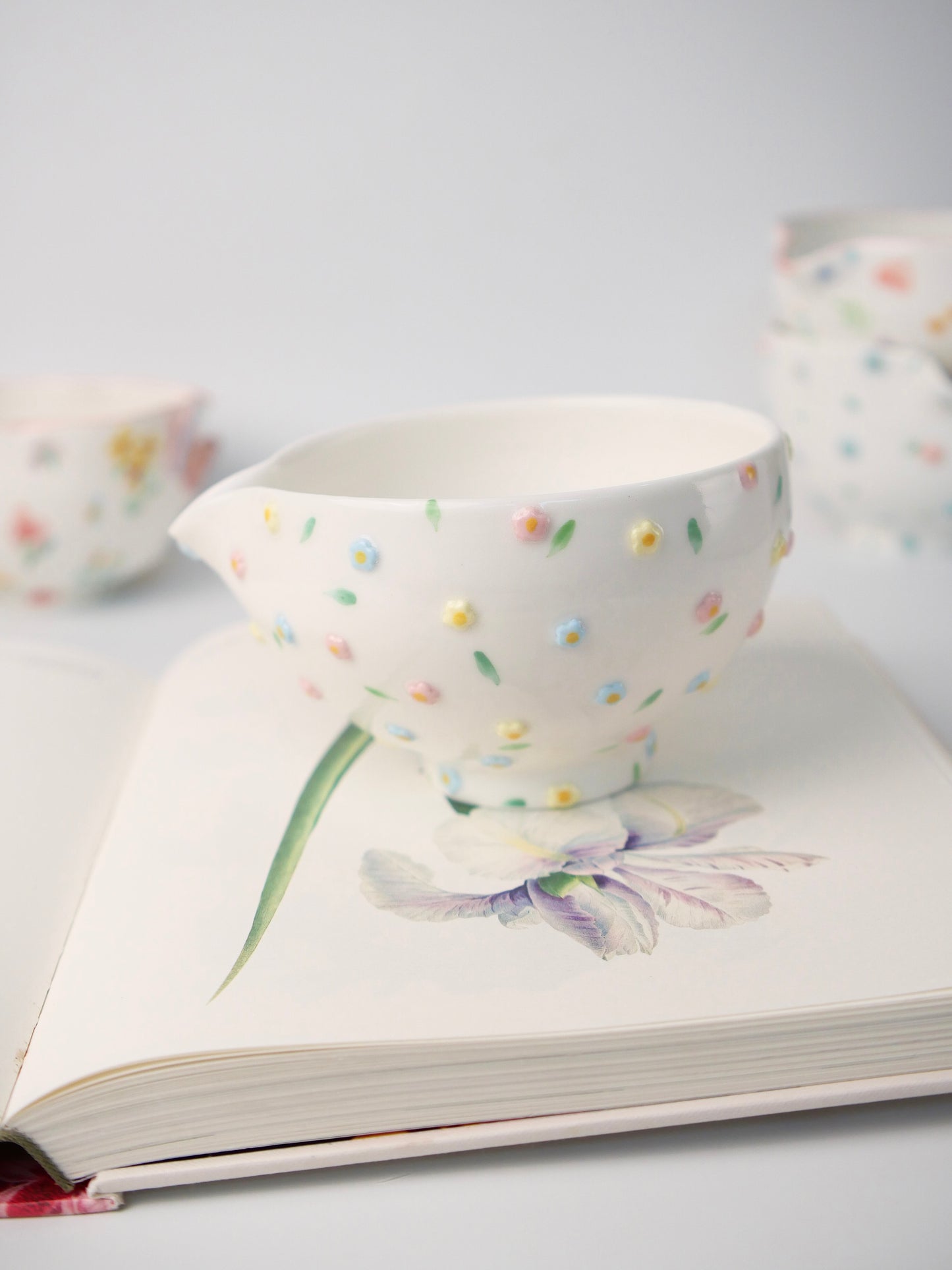 cotton candy matcha bowl