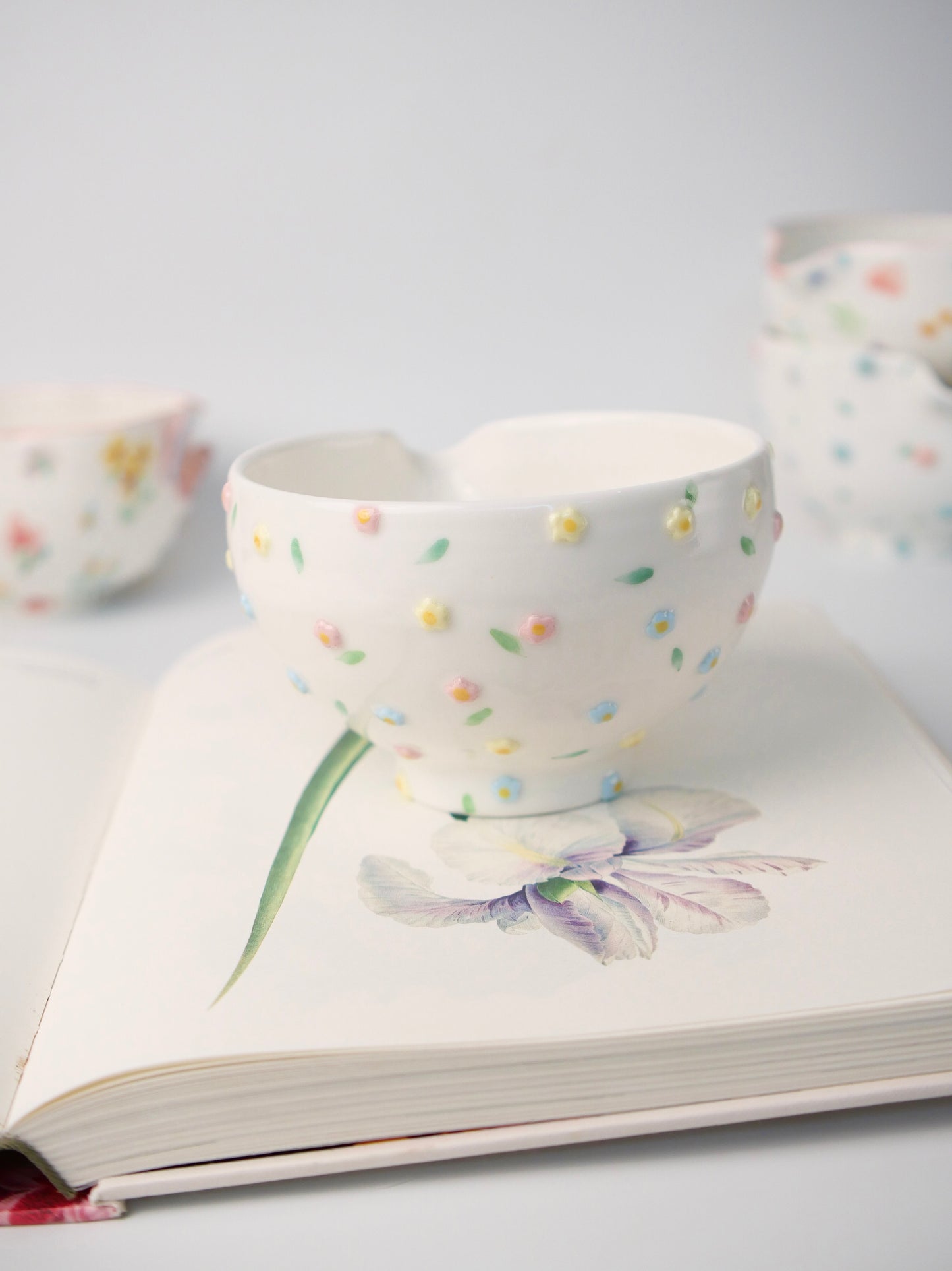 cotton candy matcha bowl