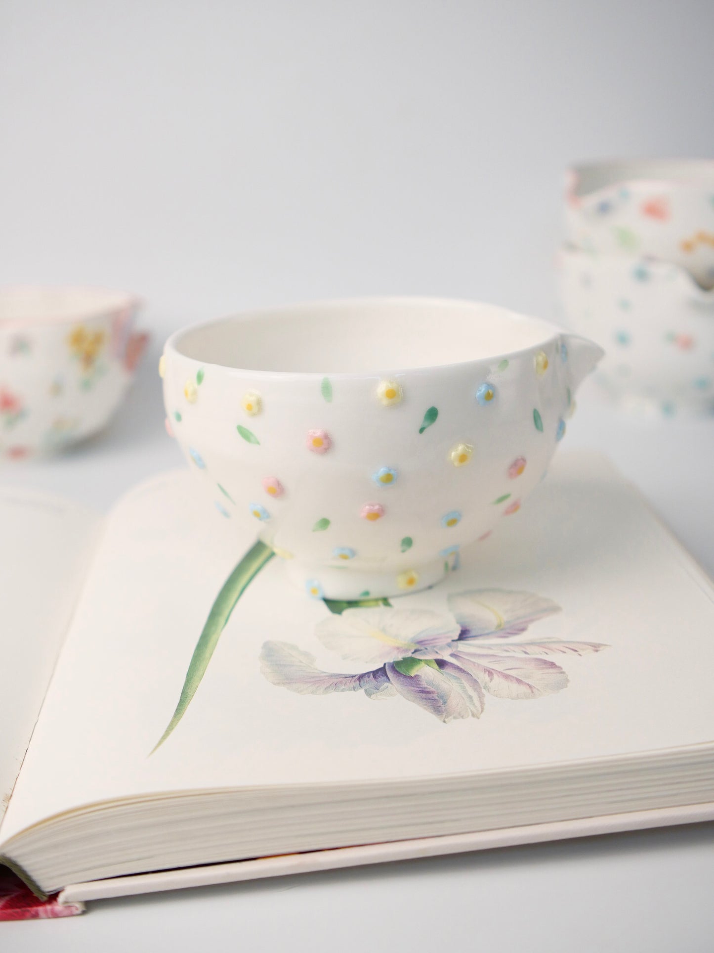 cotton candy matcha bowl