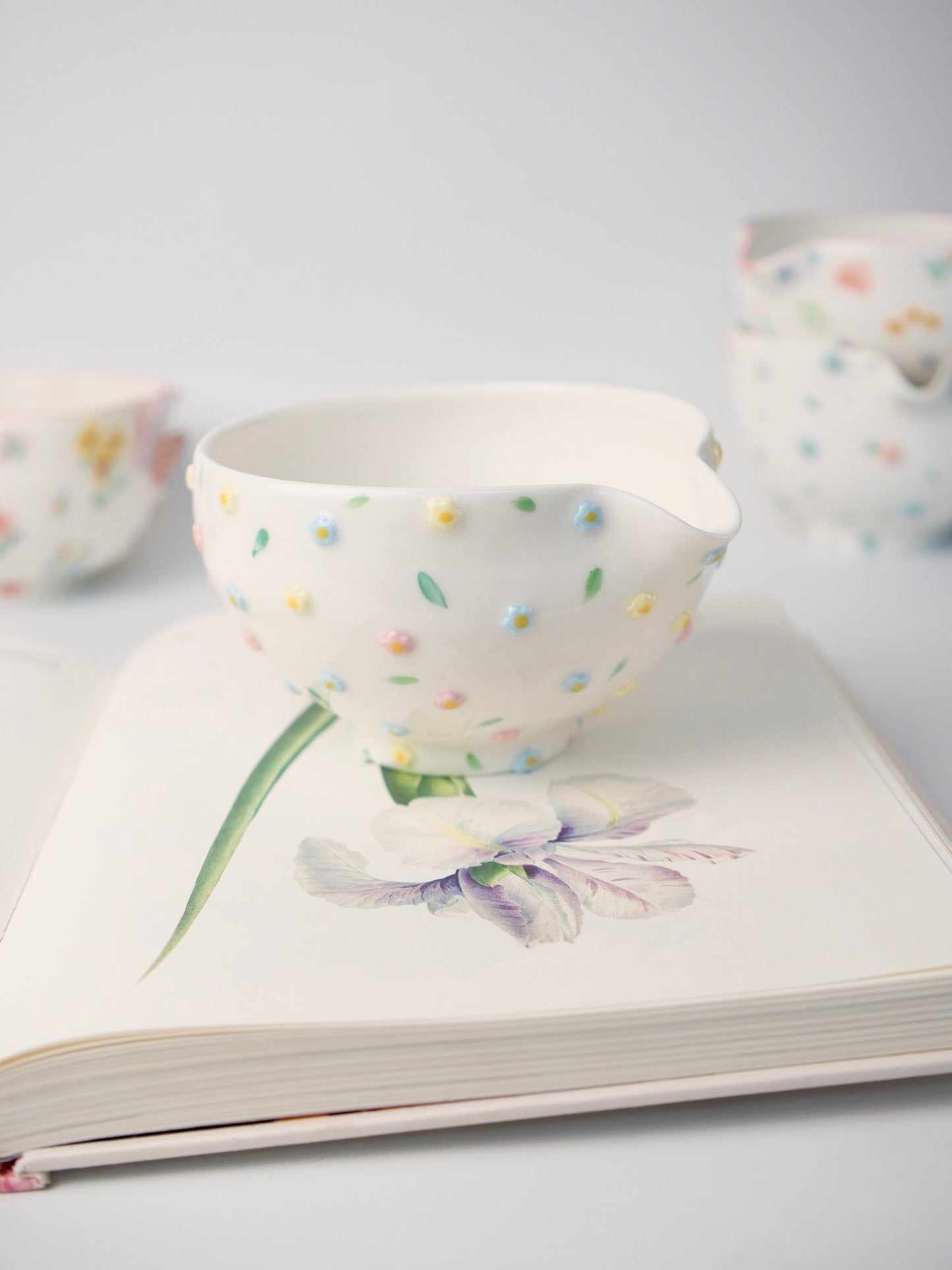 cotton candy matcha bowl