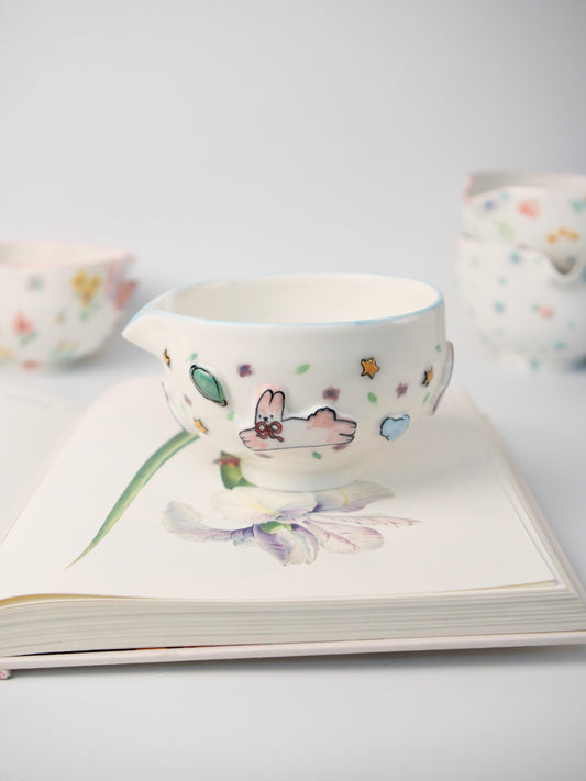 bunny waltz matcha bowl