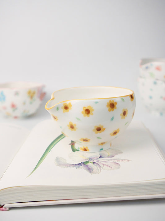 sunflower matcha bowl