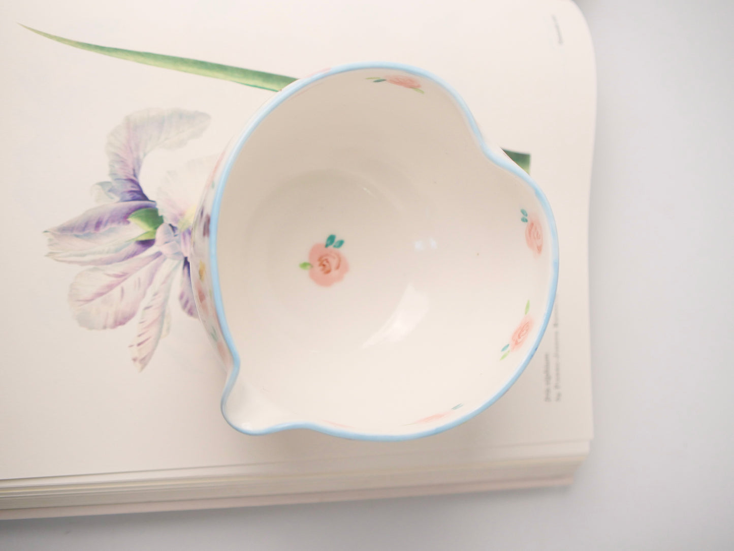 blushing rose matcha bowl