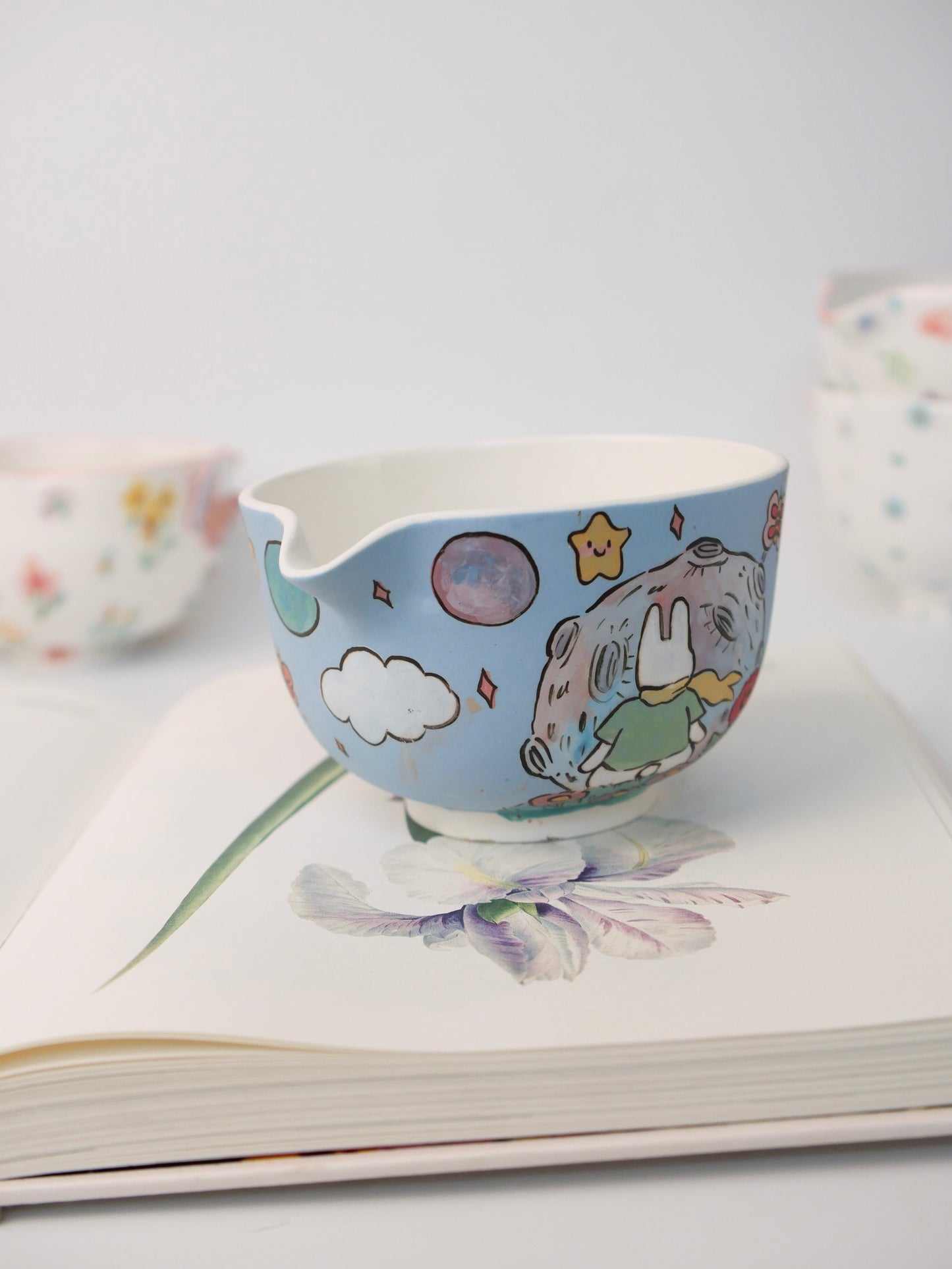 little bunny prince matcha bowl