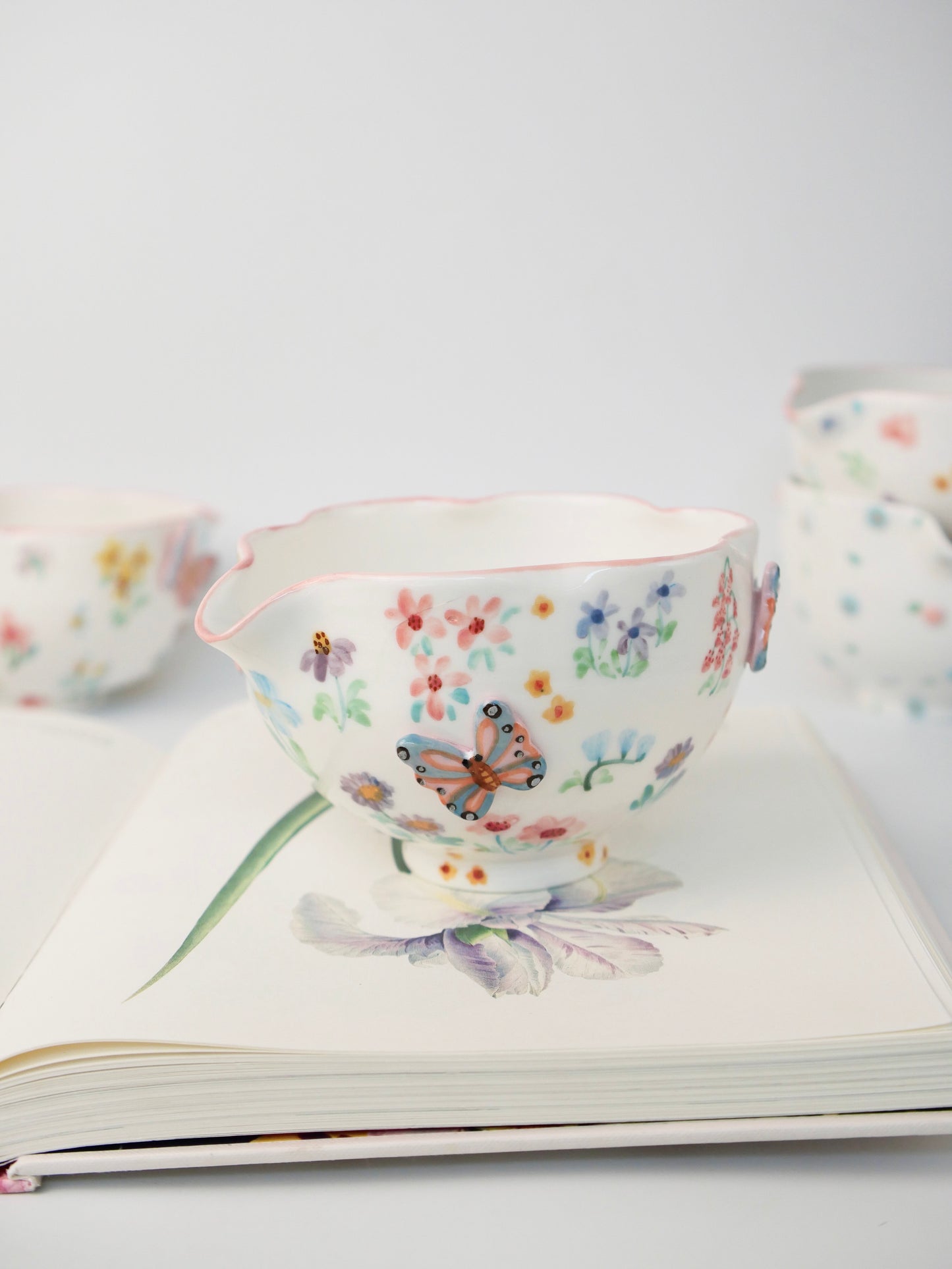 pink botanica matcha bowl