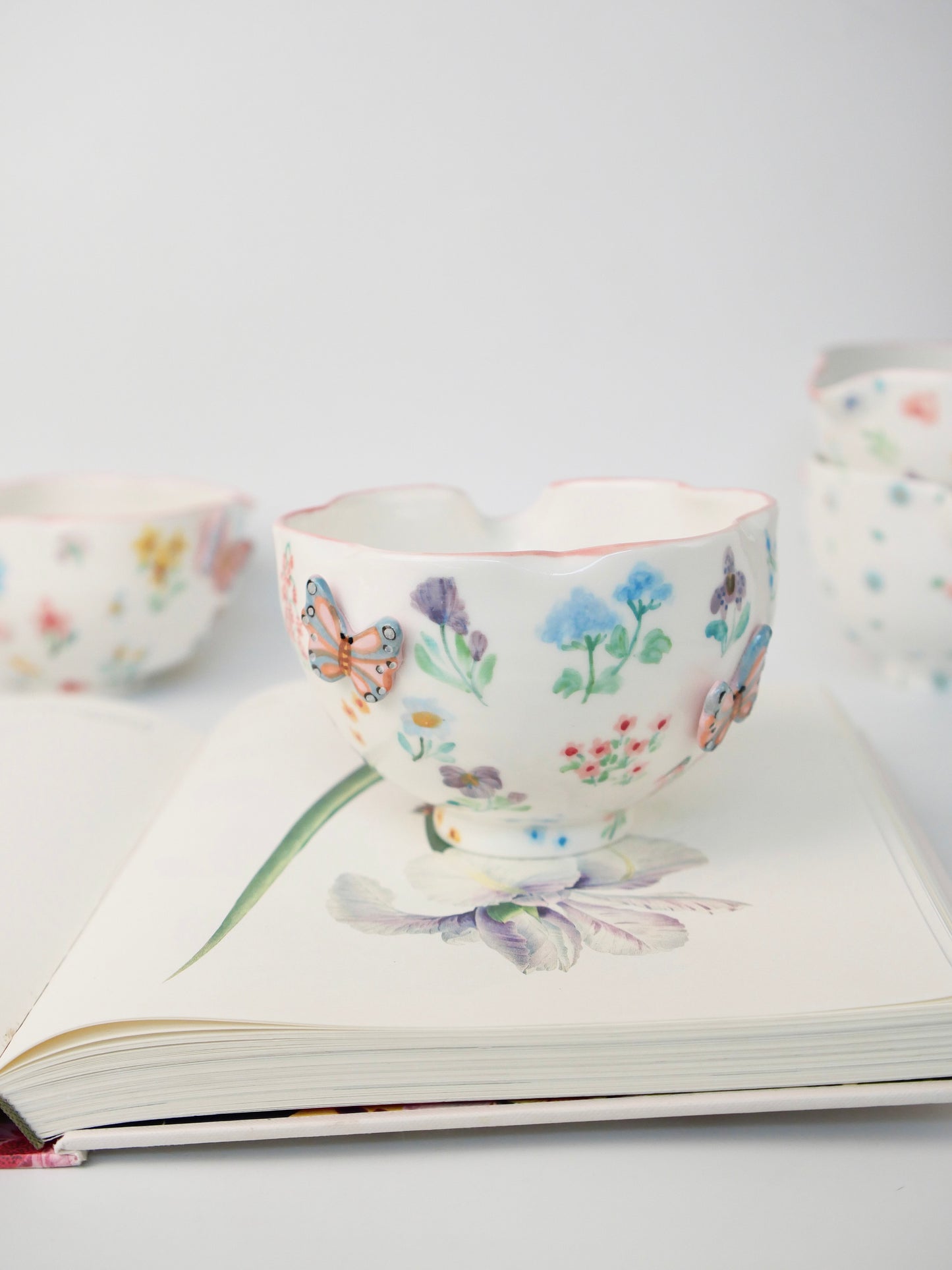 pink botanica matcha bowl