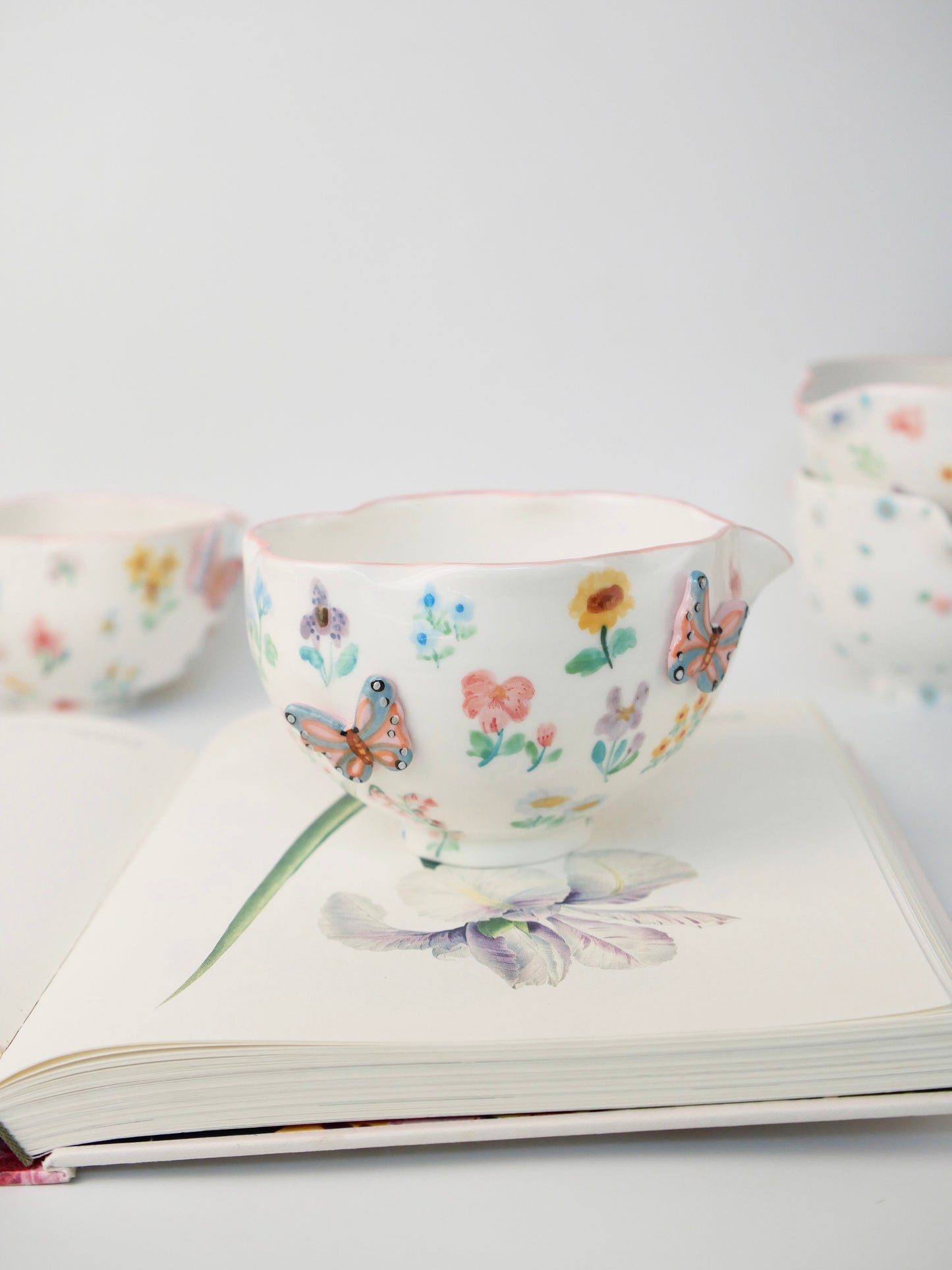 pink botanica matcha bowl