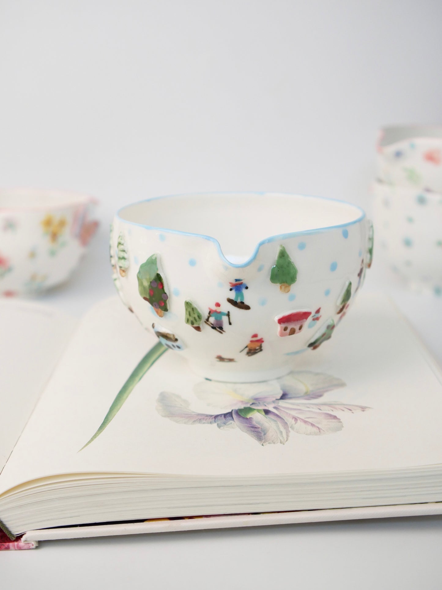 frosty ski club matcha bowl