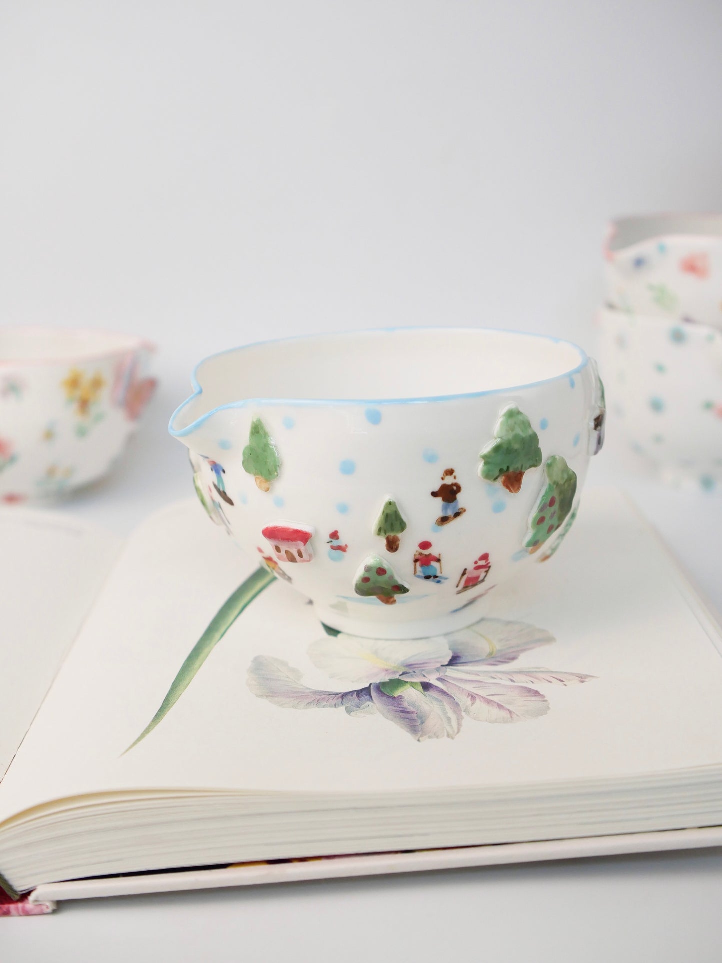 frosty ski club matcha bowl