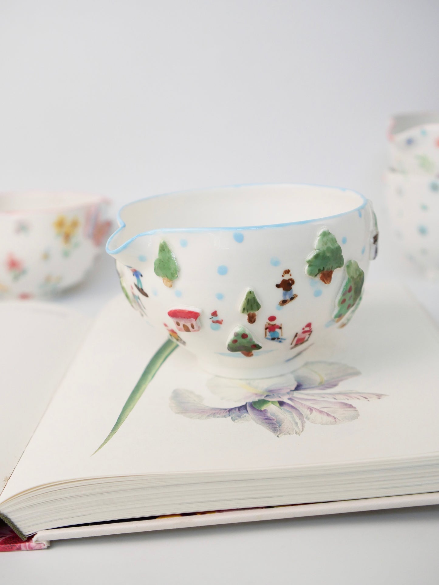 frosty ski club matcha bowl