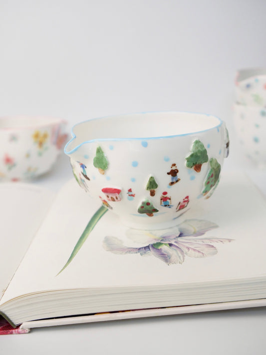 frosty ski club matcha bowl