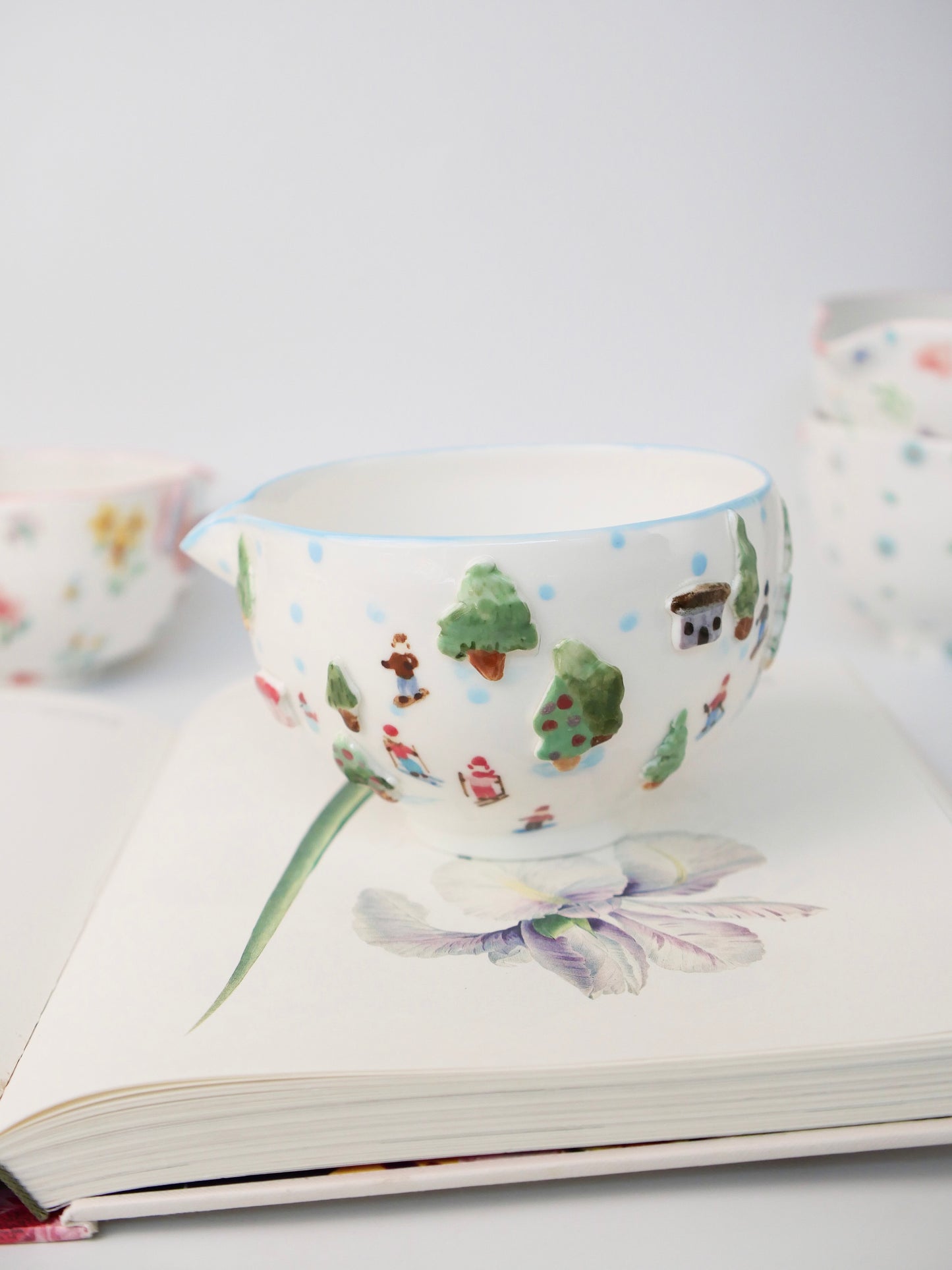 frosty ski club matcha bowl