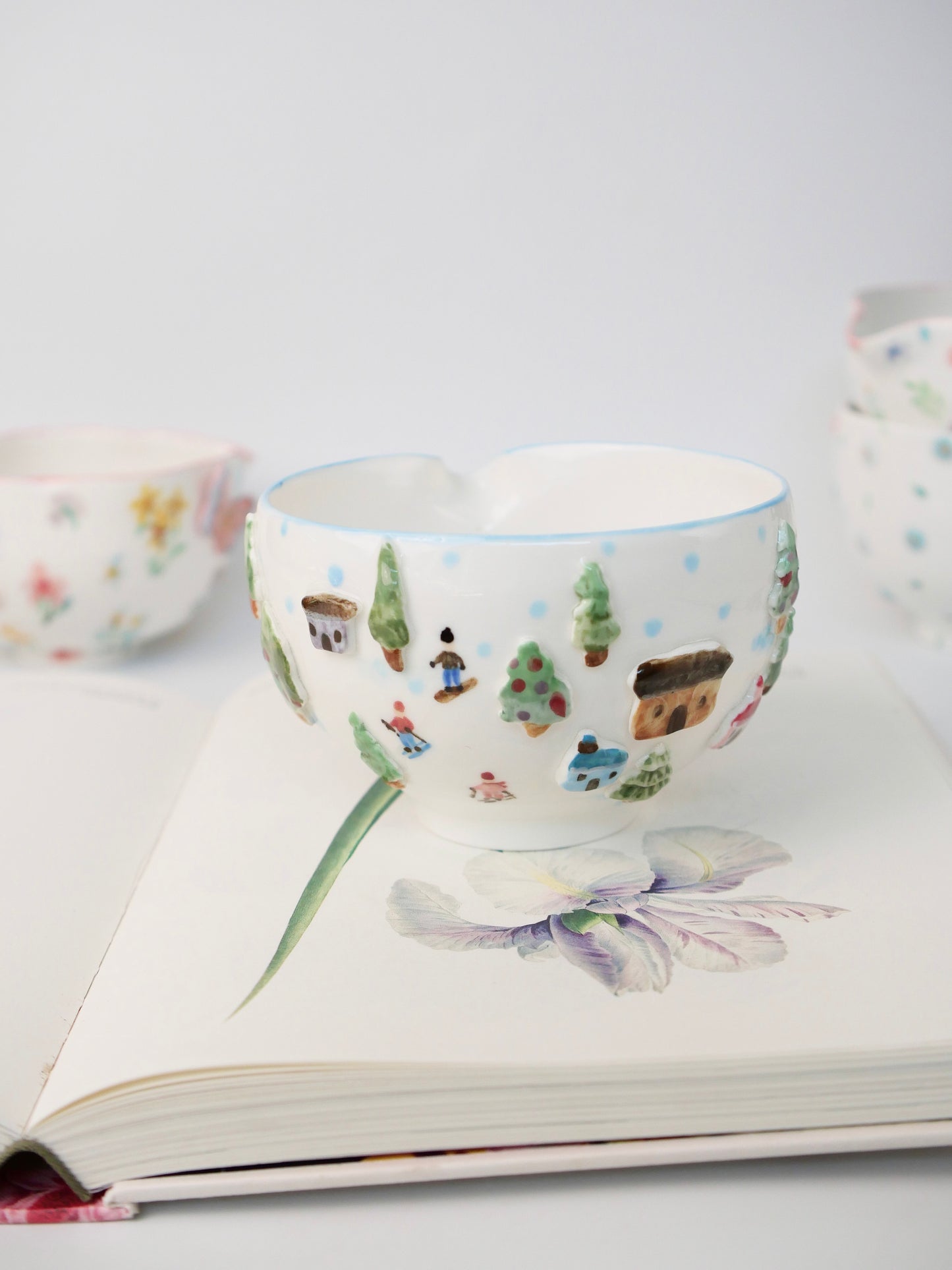 frosty ski club matcha bowl