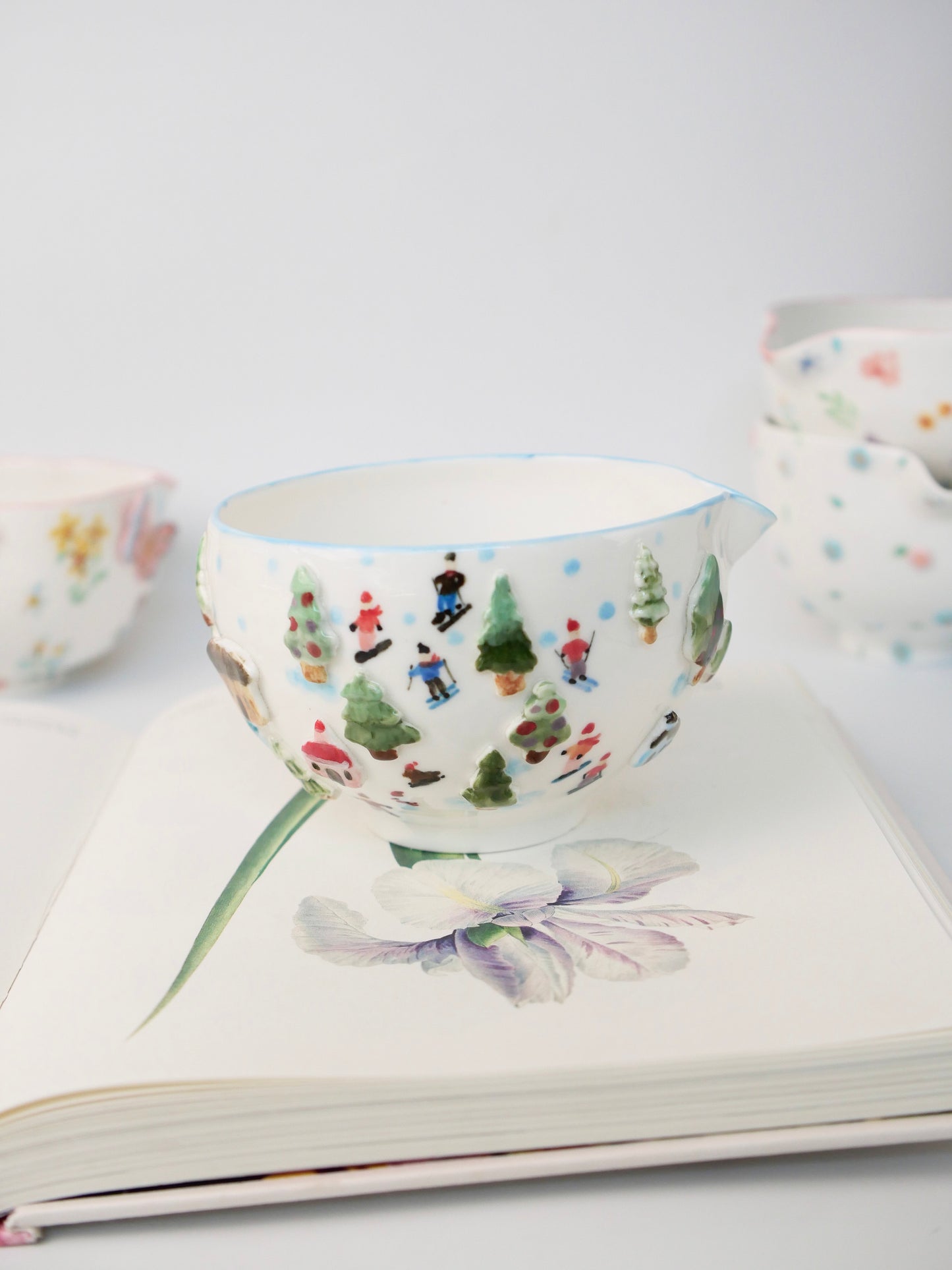 frosty ski club matcha bowl