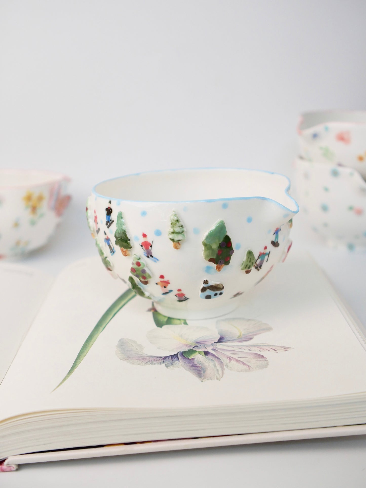 frosty ski club matcha bowl