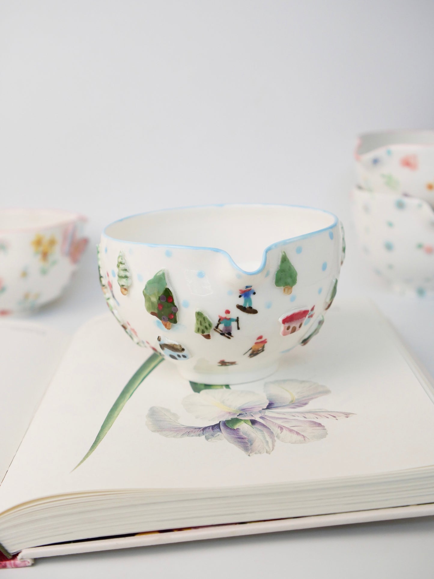 frosty ski club matcha bowl