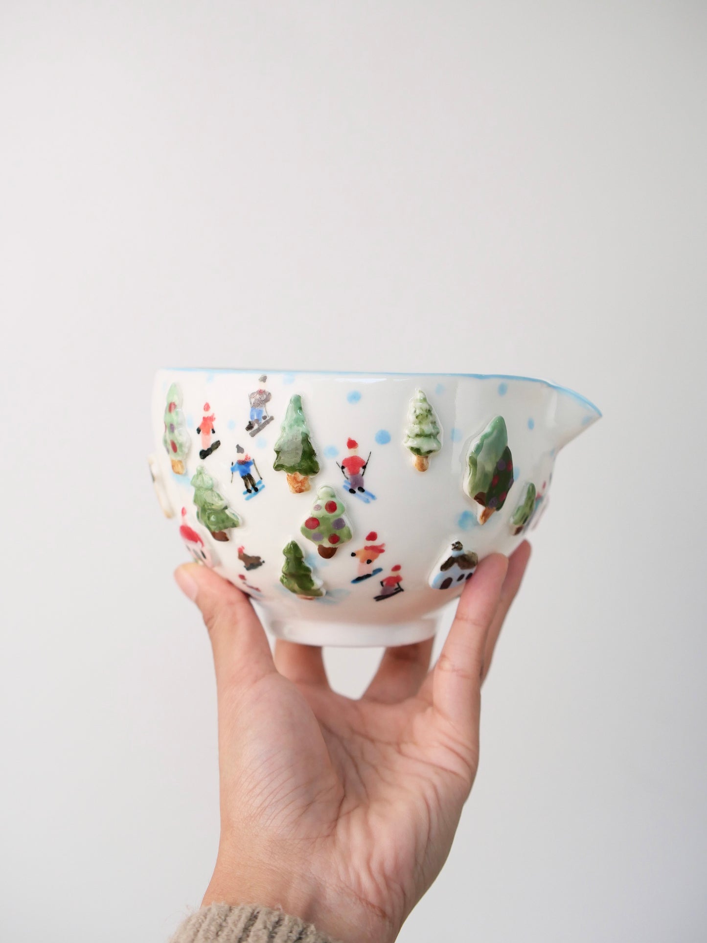 frosty ski club matcha bowl