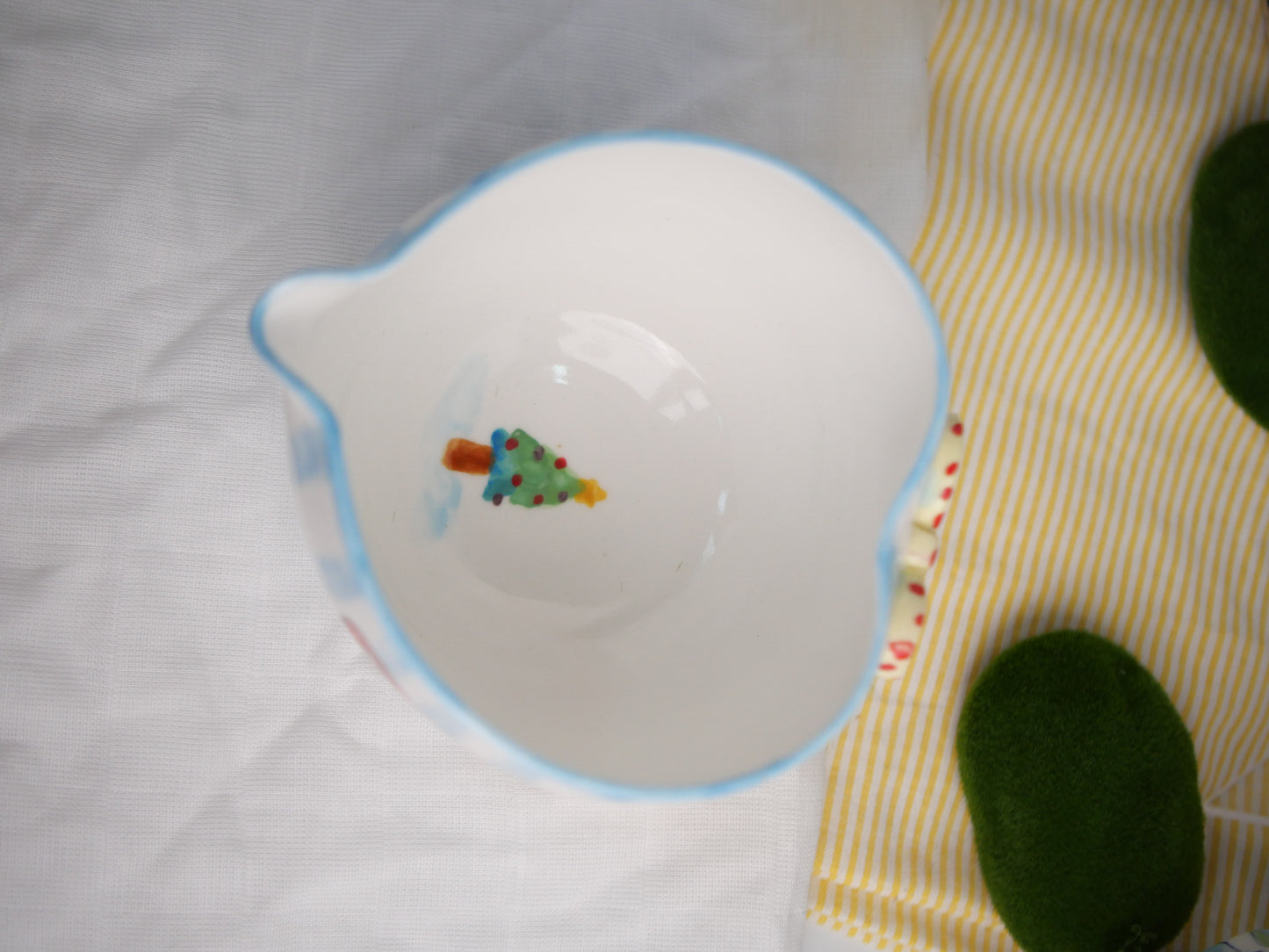 ribbon snow matcha bowl