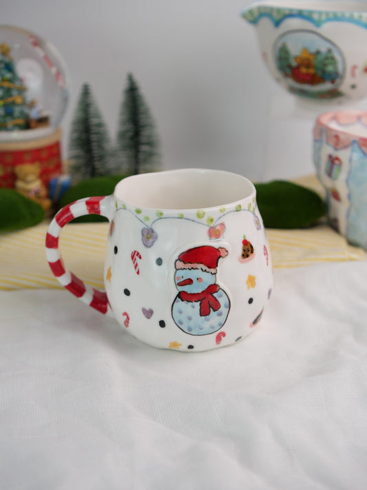 little snowman mug
