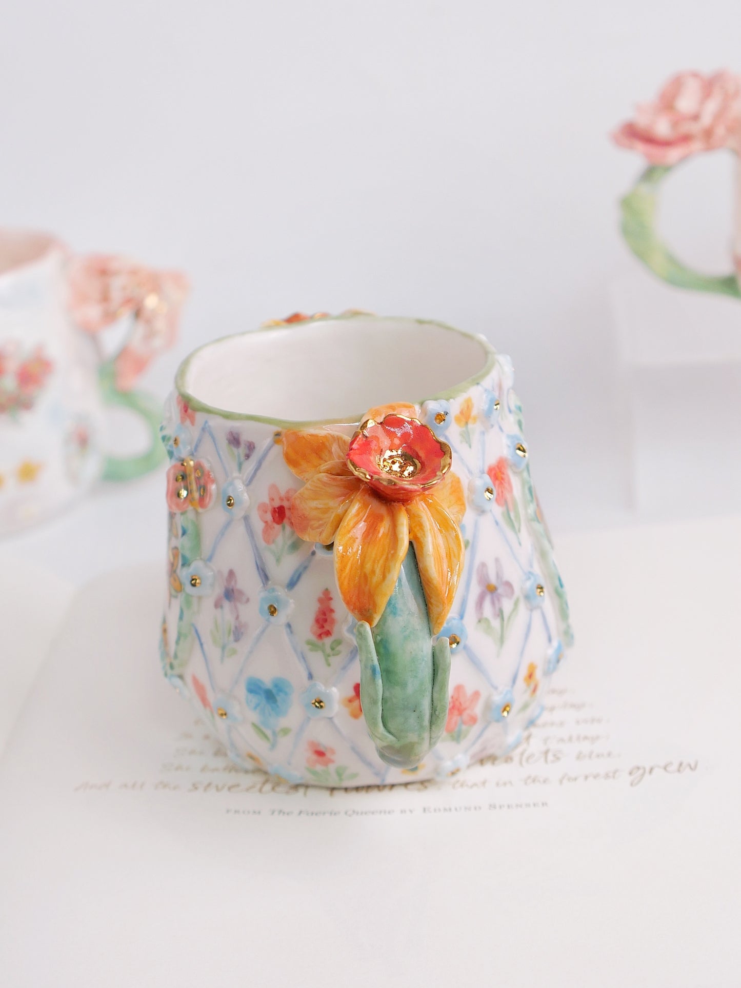 Daffodil sun mug