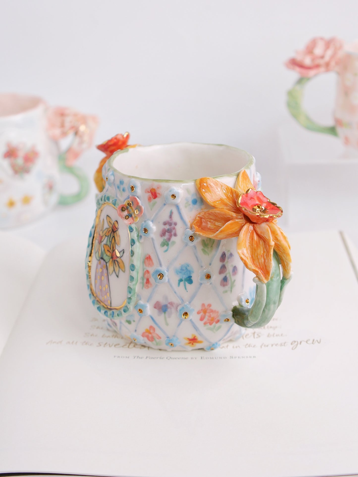 Daffodil sun mug