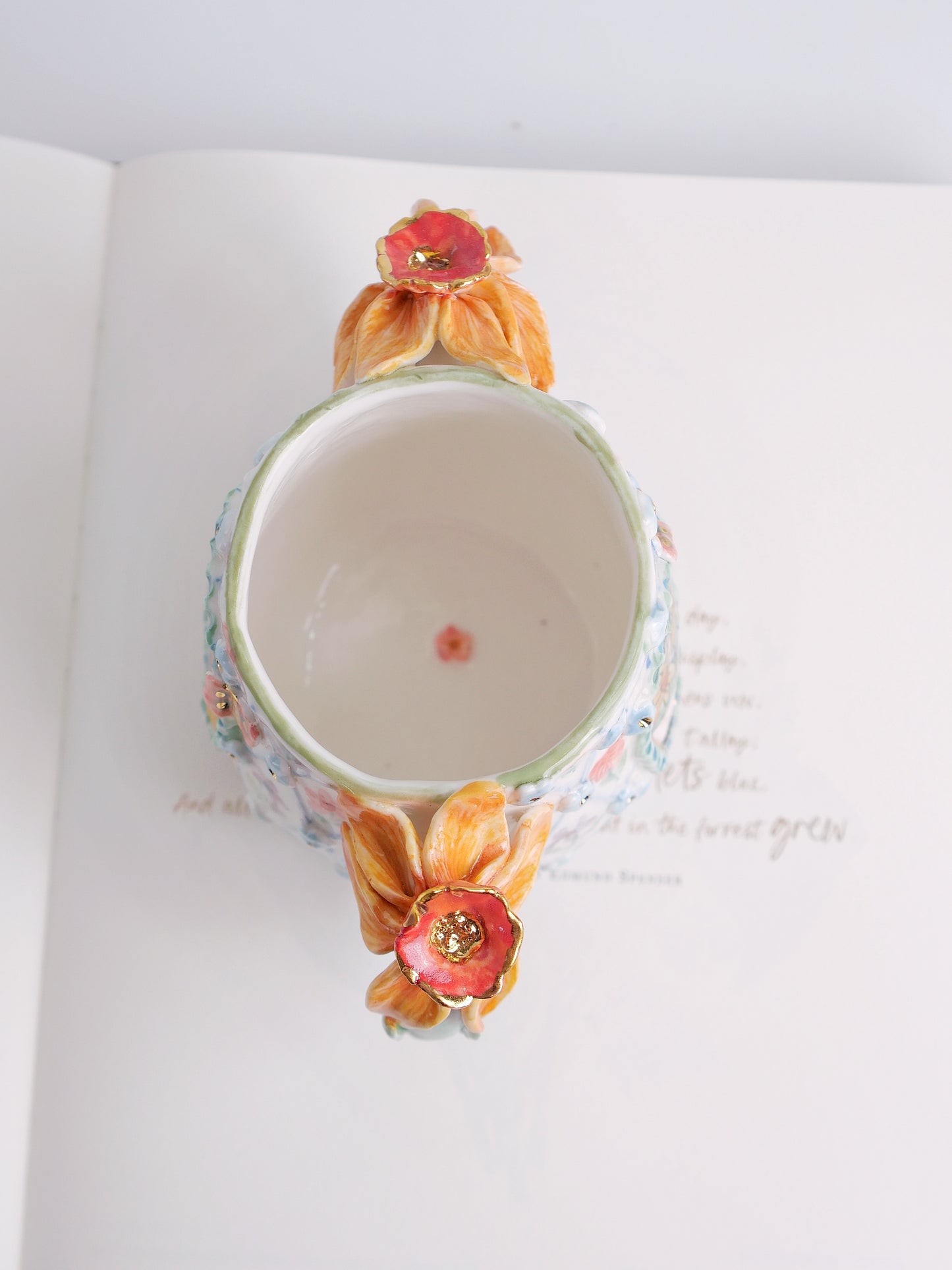 Daffodil sun mug