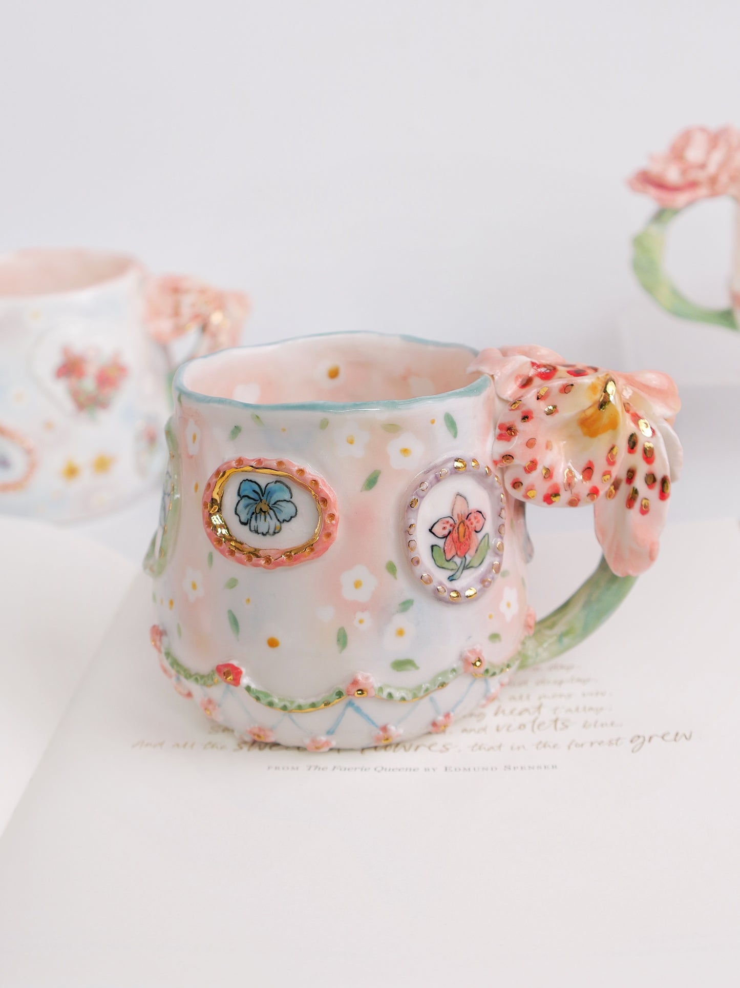 Princess orchid mug