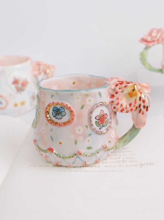Princess orchid mug