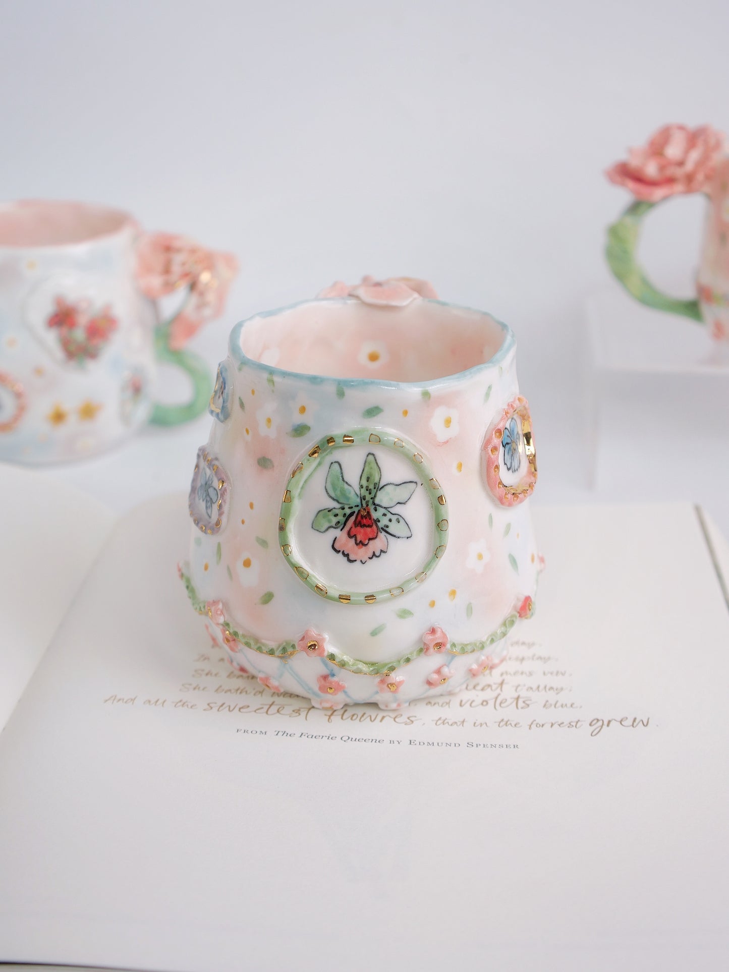 Princess orchid mug