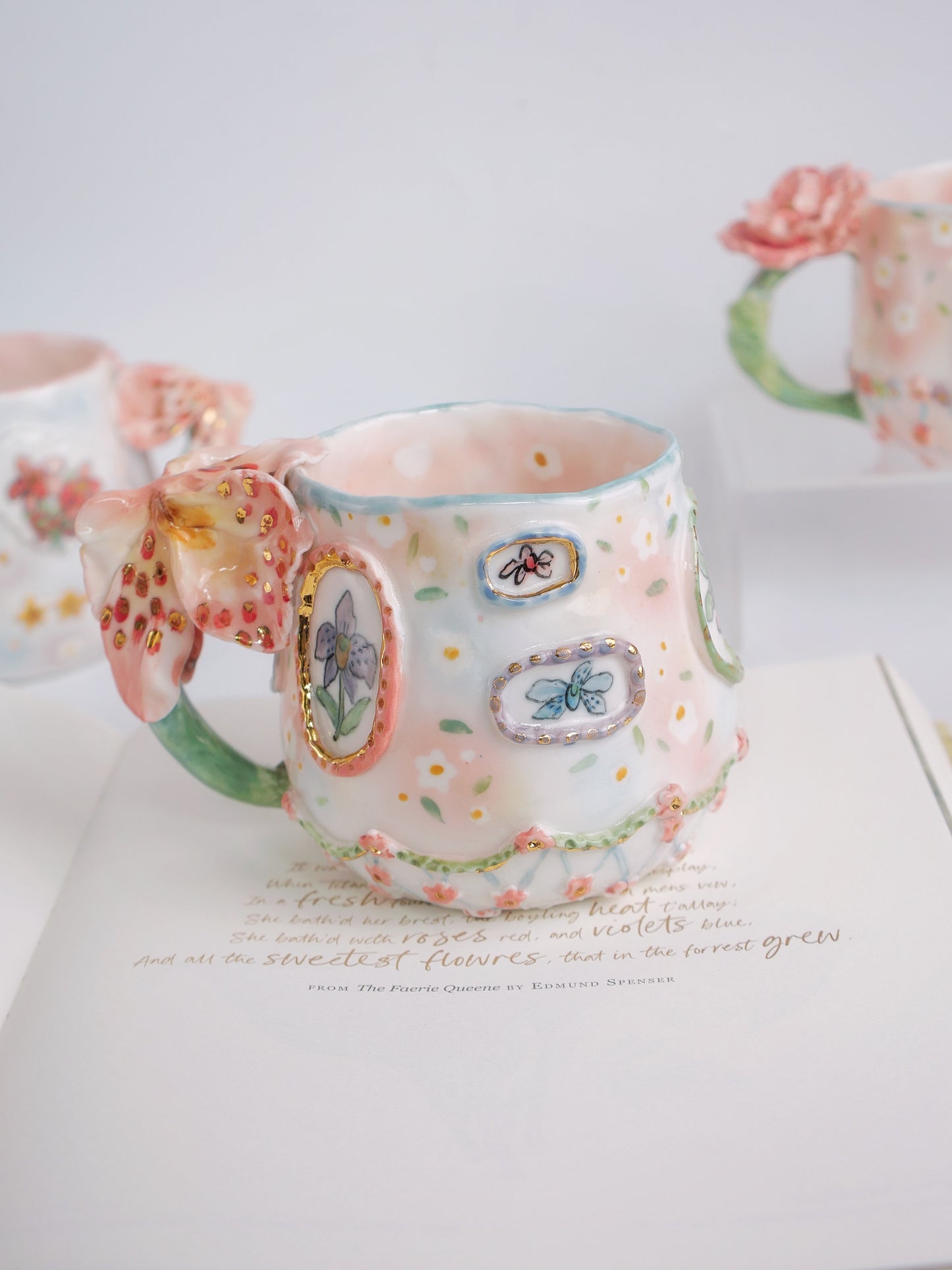 Princess orchid mug