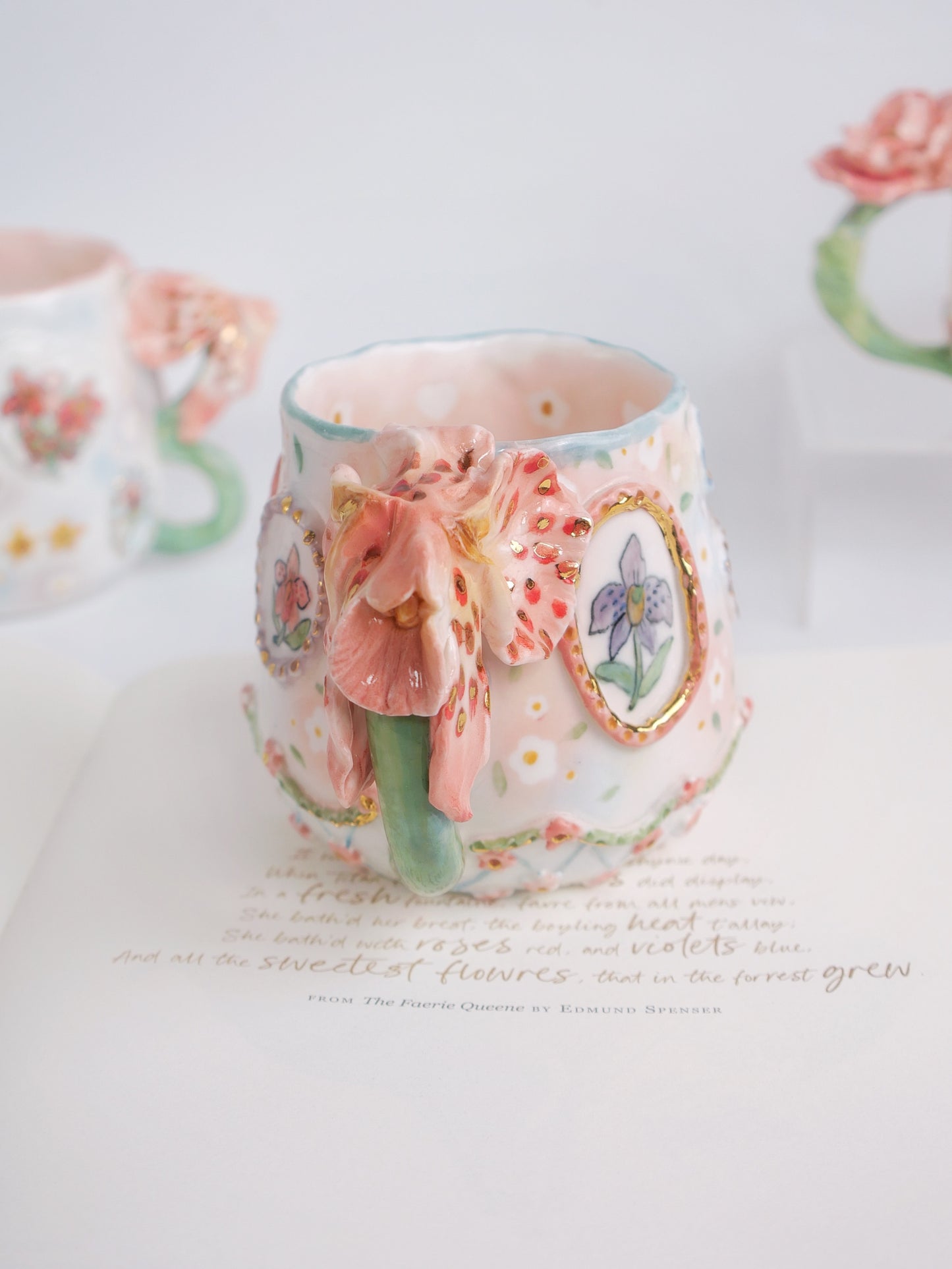 Princess orchid mug