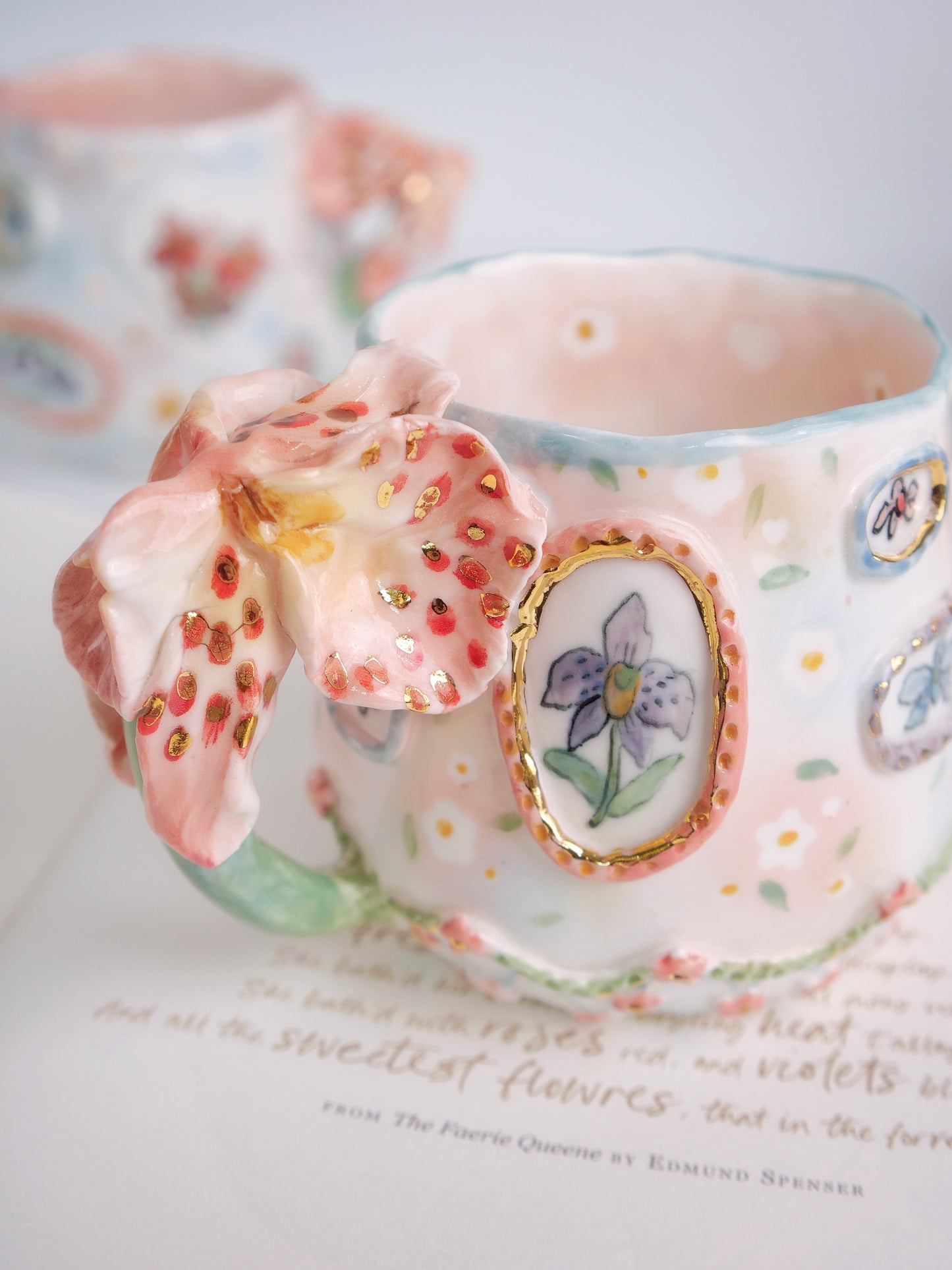 Princess orchid mug