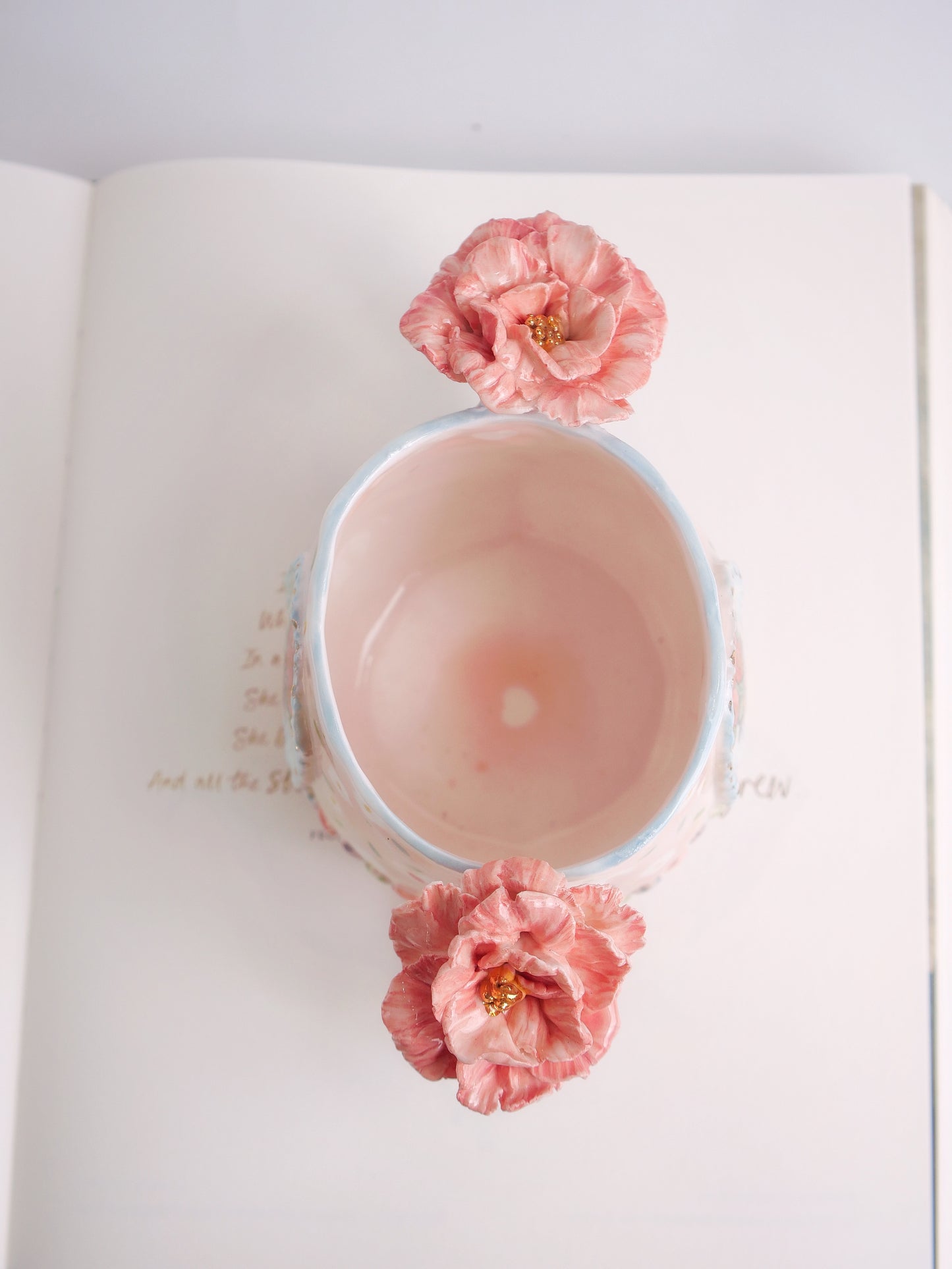 Peony bliss mug