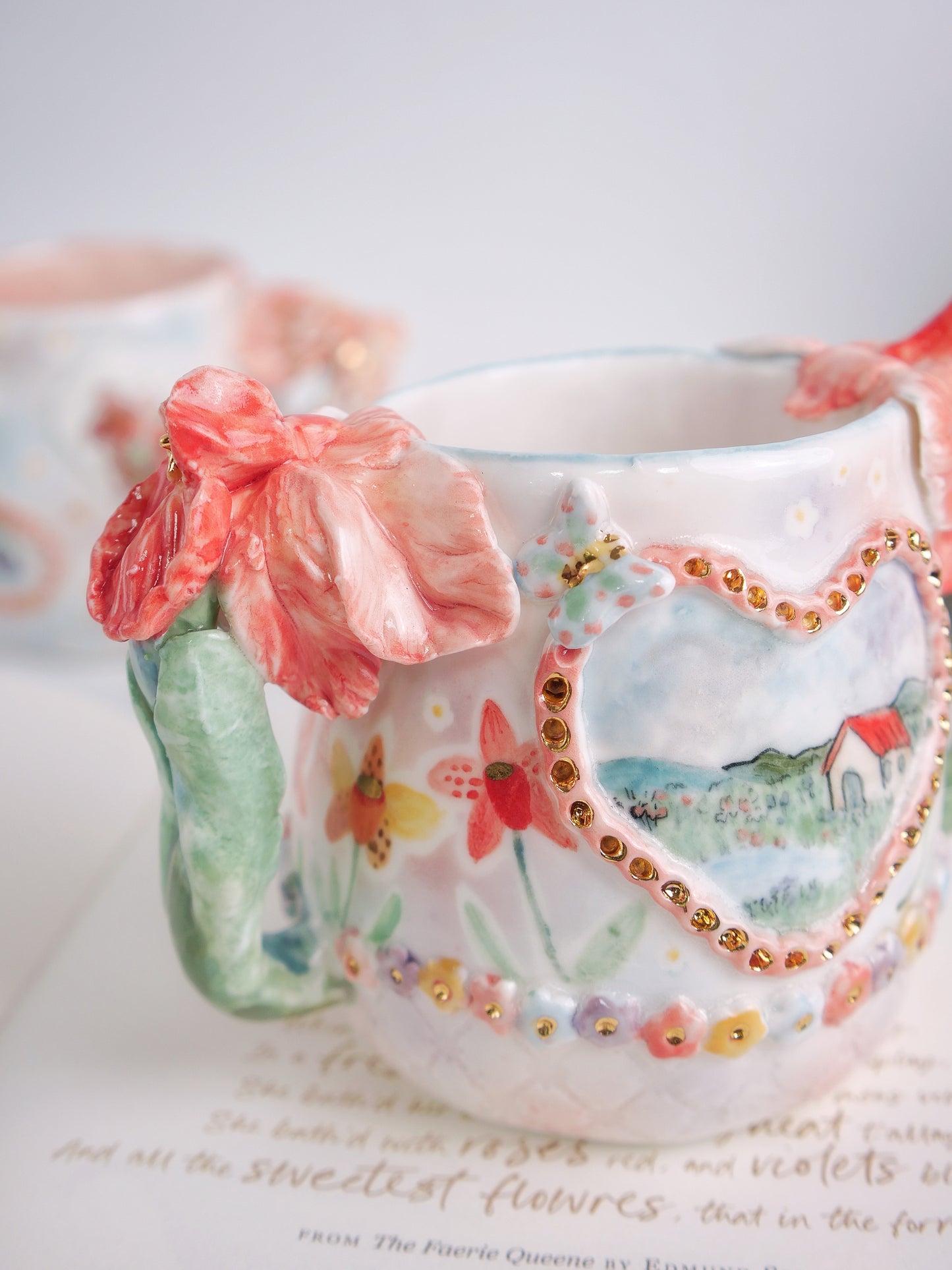 Pink orchid dream mug