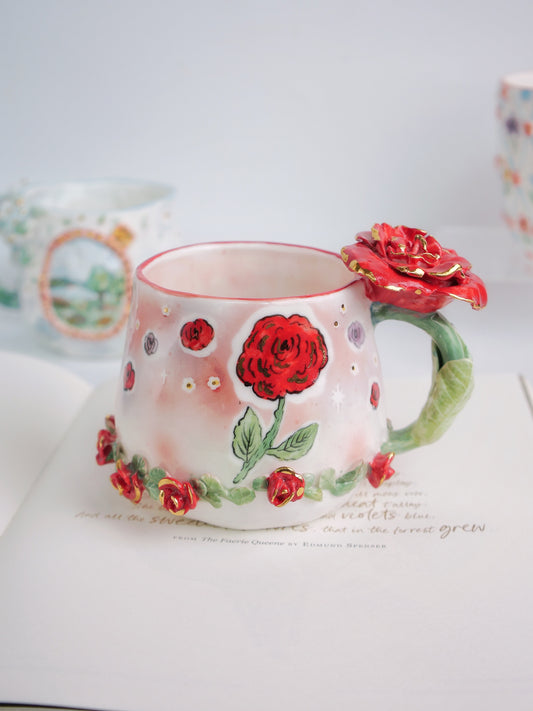Wild rose mug