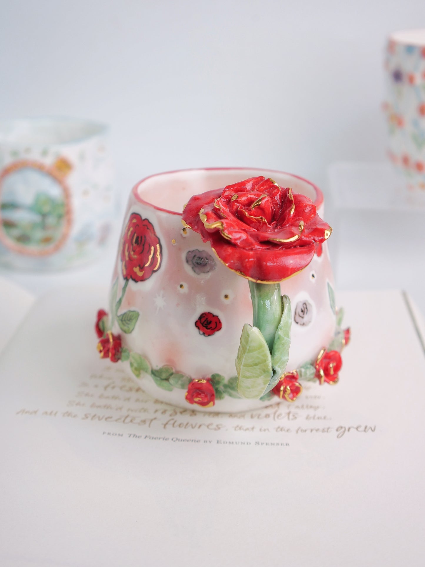 Wild rose mug