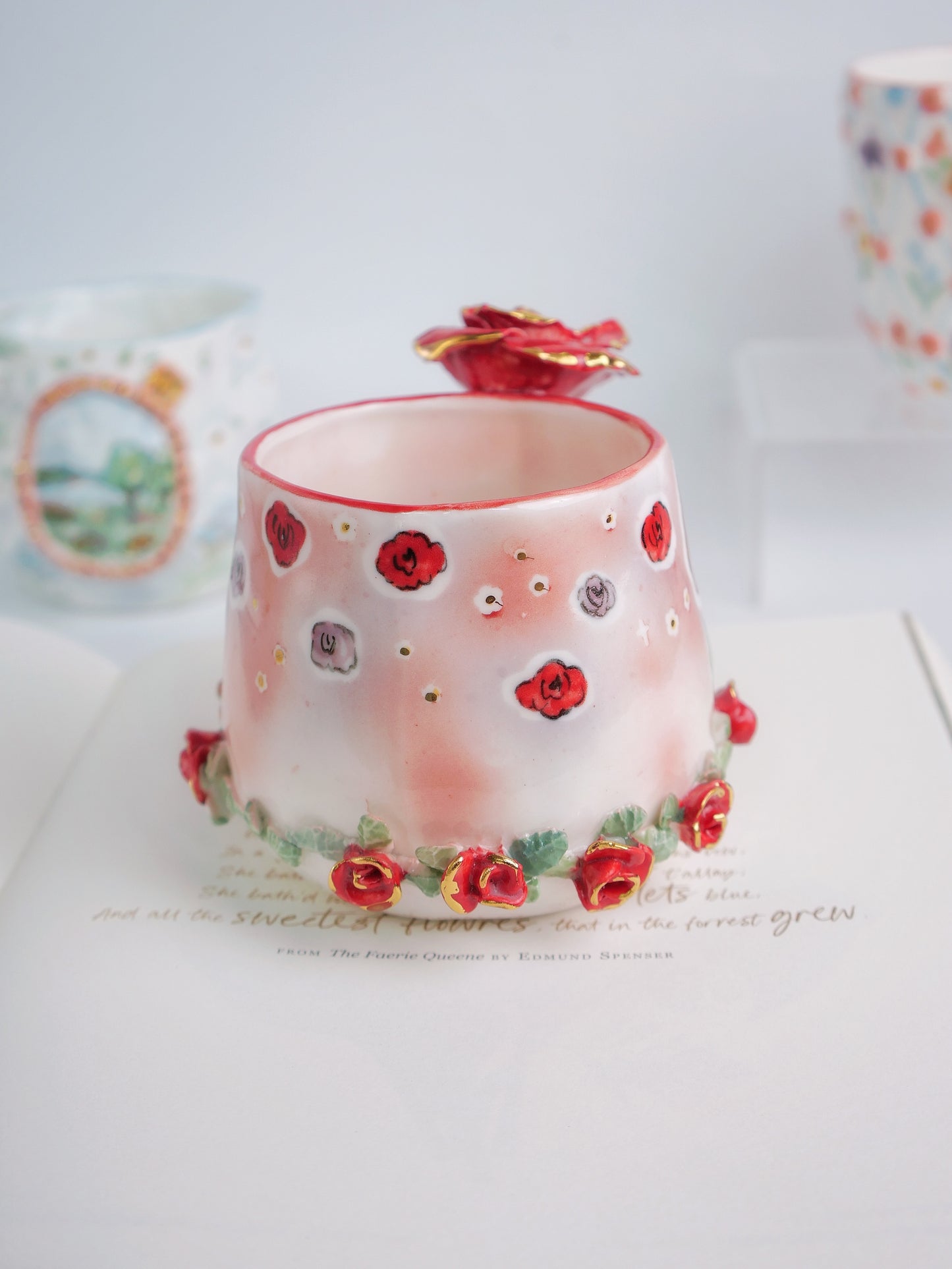 Wild rose mug
