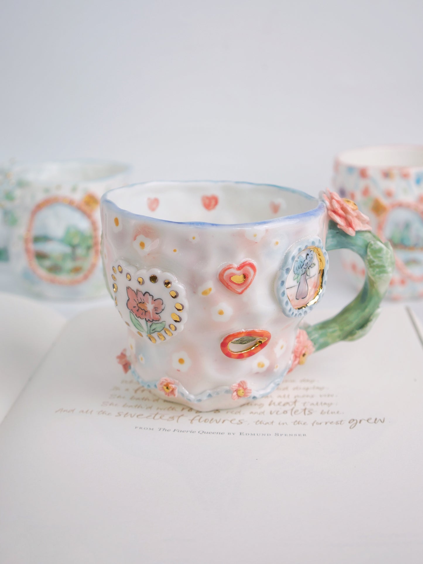Blush bloom mug (Defect)
